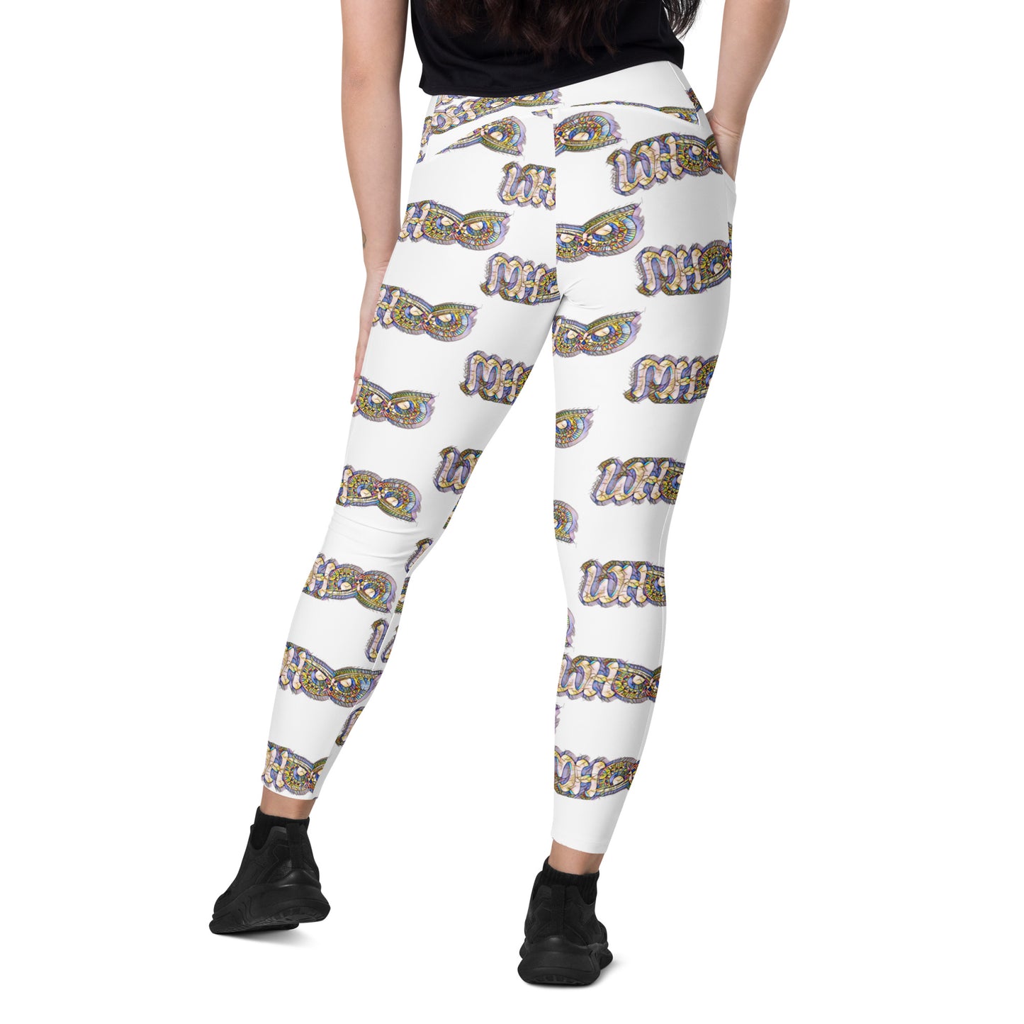 Crossover leggings with pockets Prism Whoo