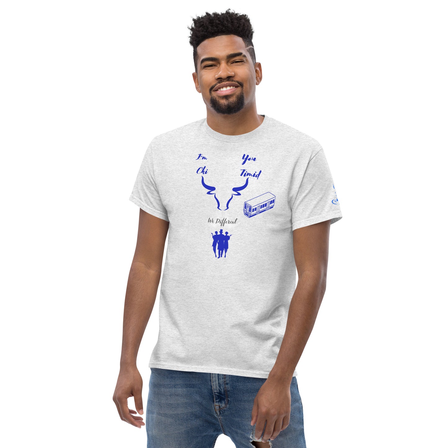 Men's classic tee Chi blue