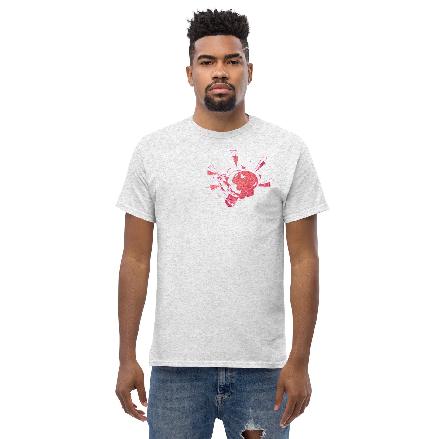 Men's classic tee reddened crazy ideas
