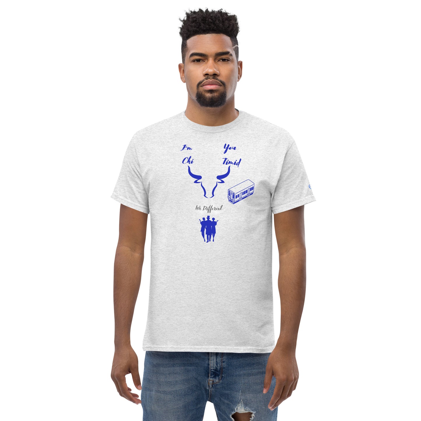 Men's classic tee Chi blue