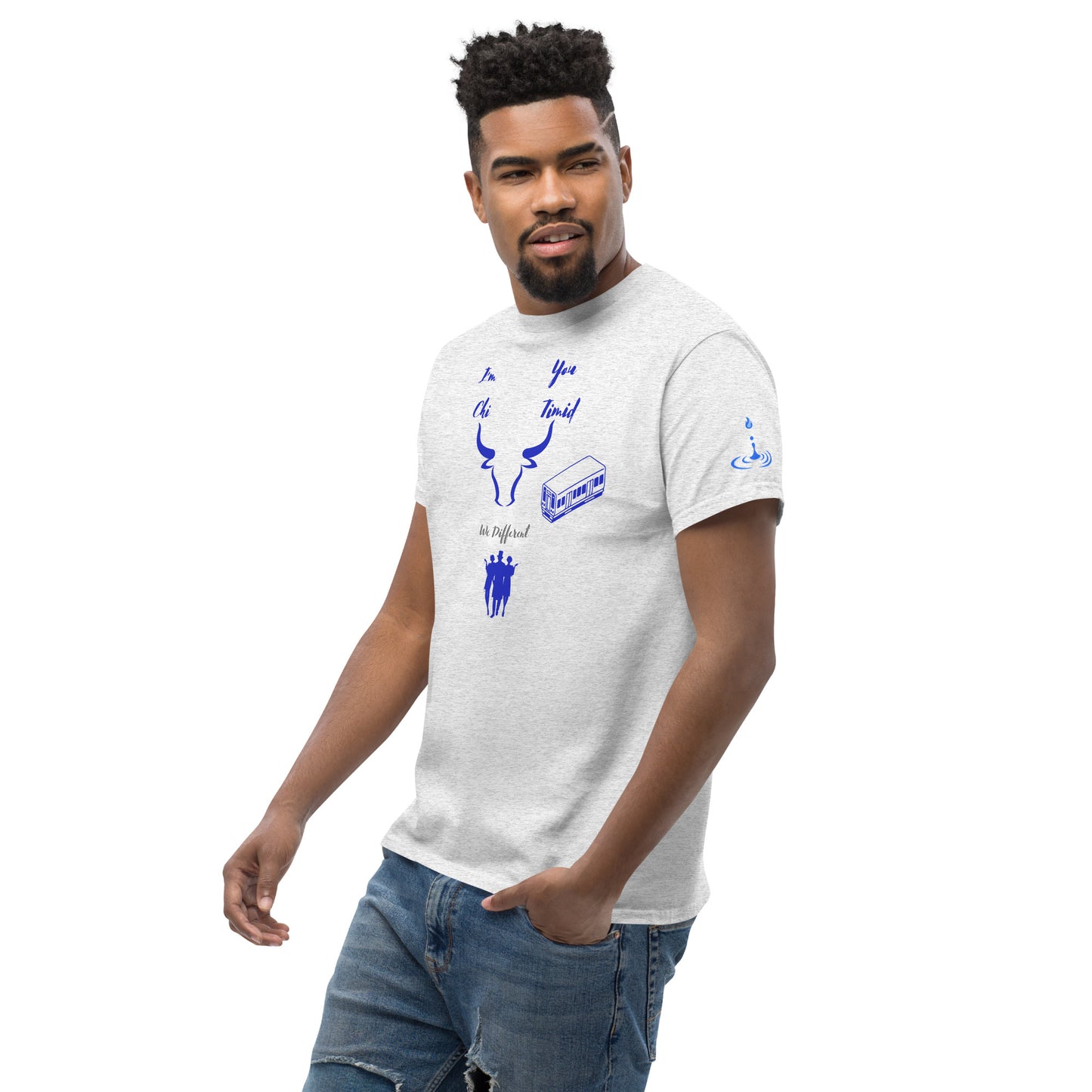 Men's classic tee Chi blue