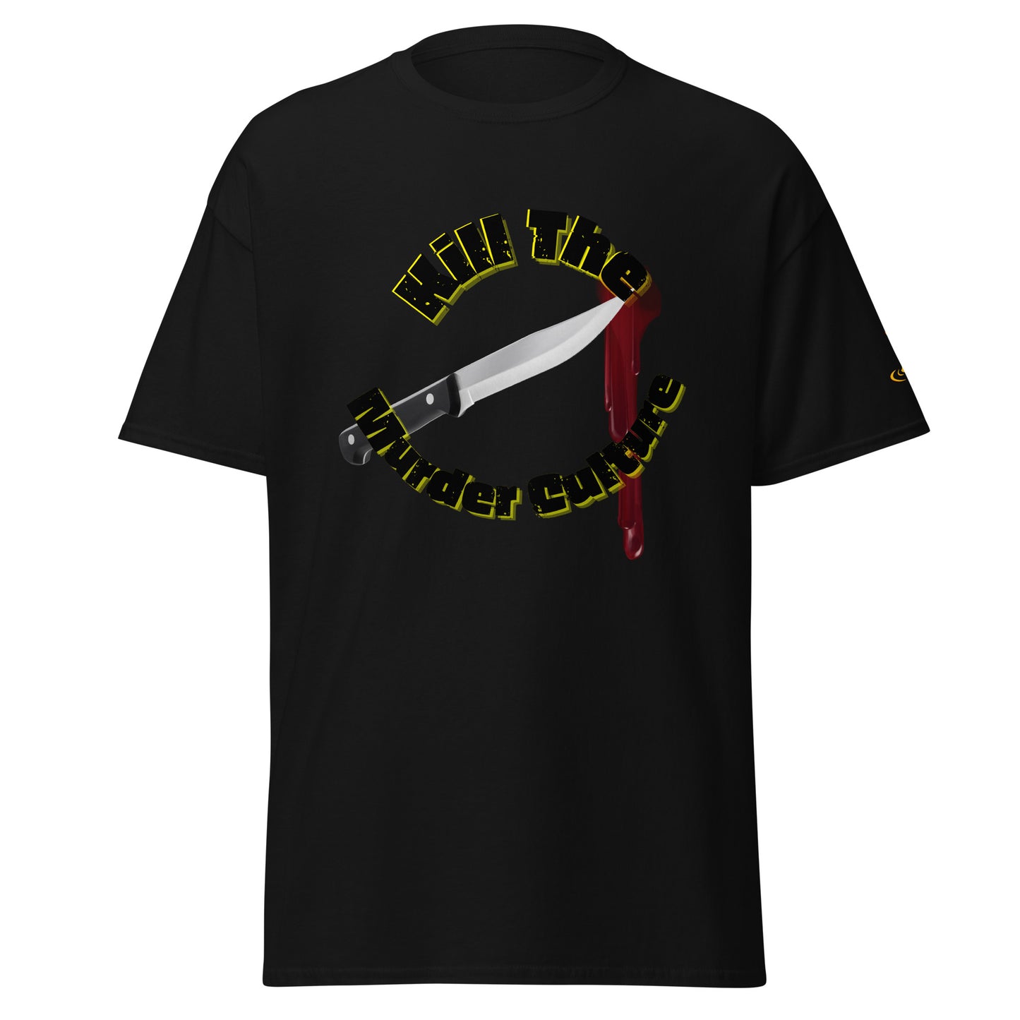 Men's classic tee KMC blk yellow