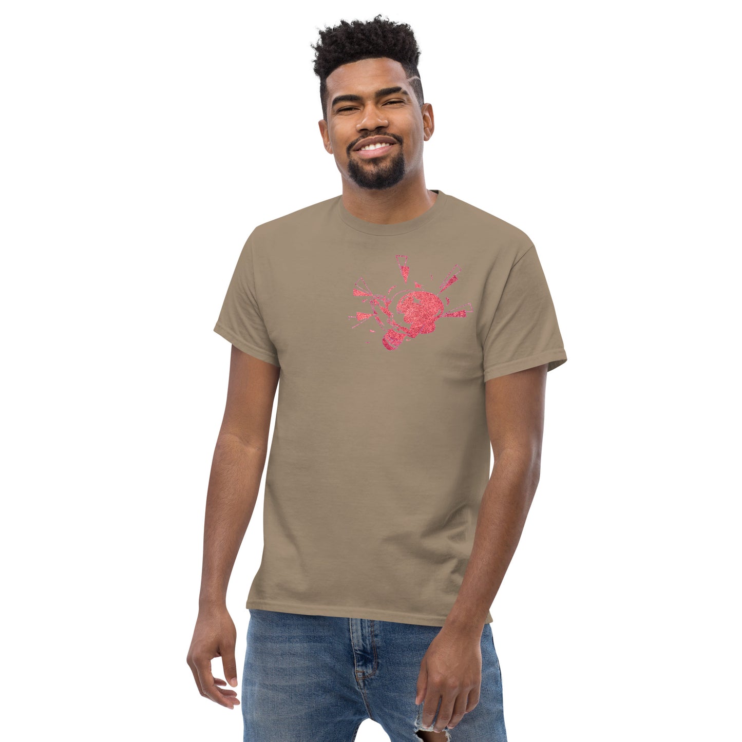 Men's classic tee reddened crazy ideas