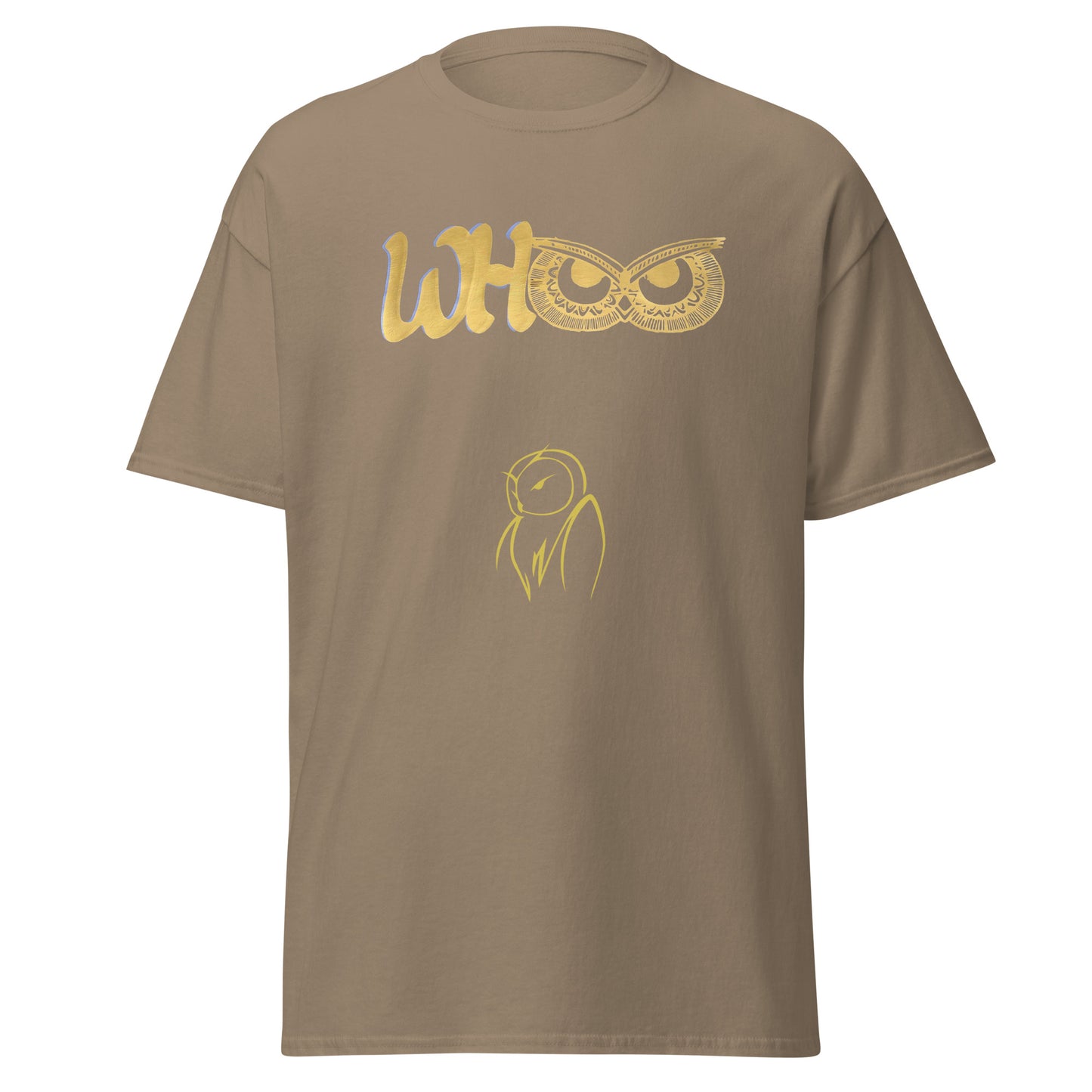 Men's classic tee Gold Whoo