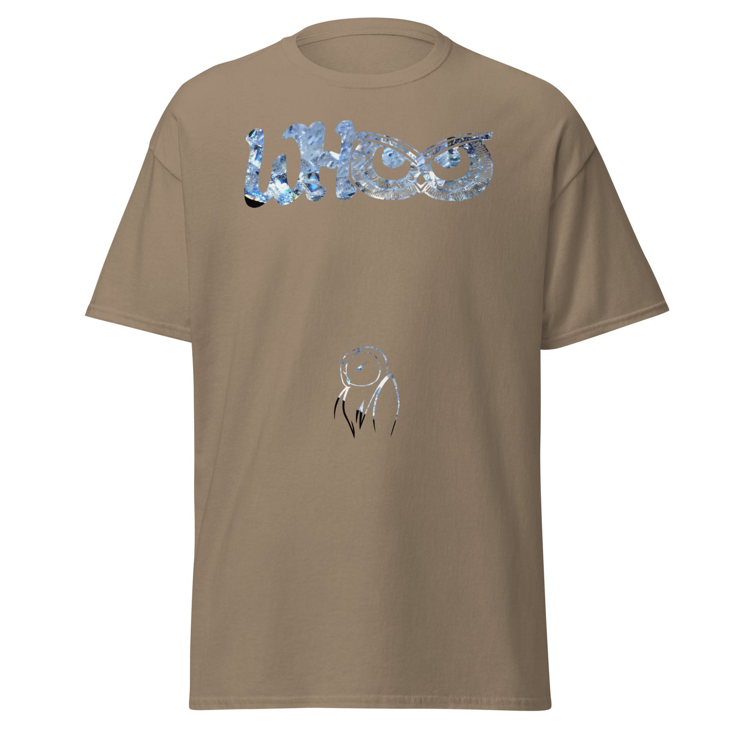 Men's classic tee Whoo Blue Crystal