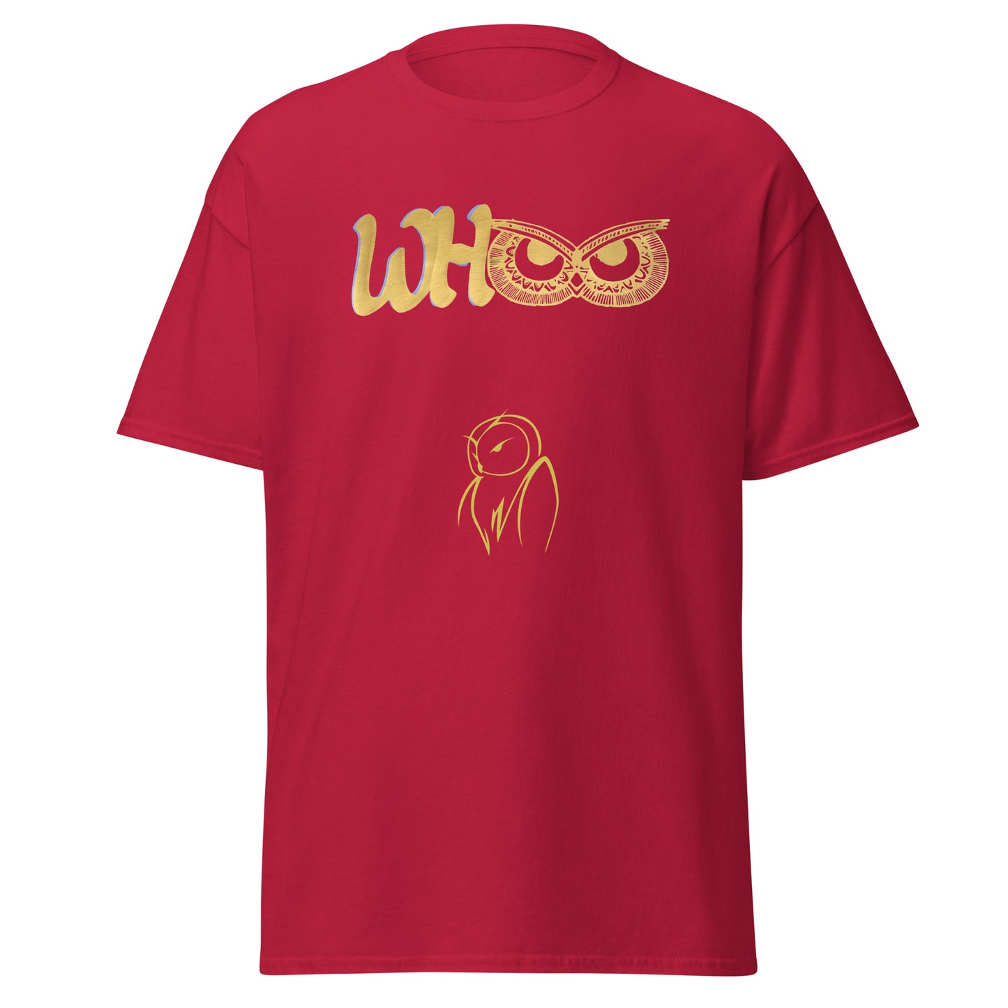 Men's classic tee Gold Whoo