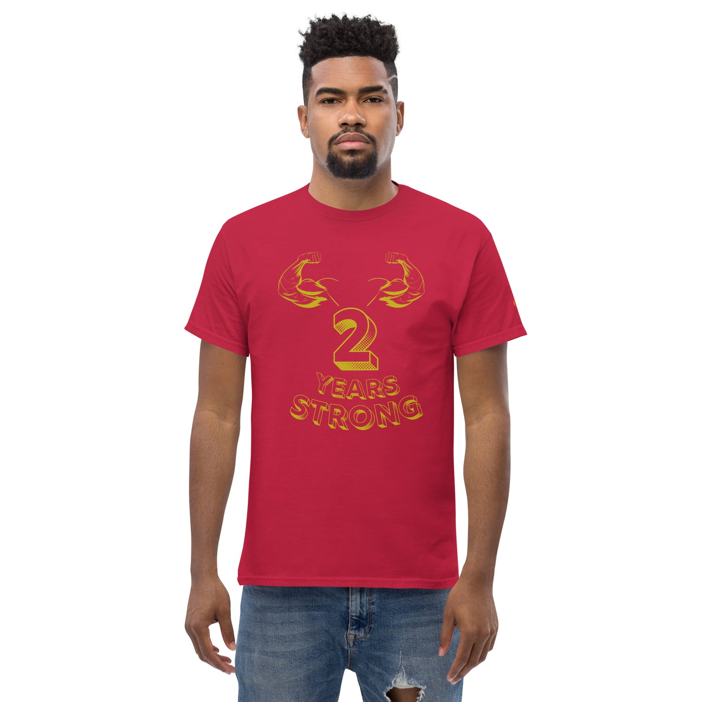 Men's classic tee 2 Years Strong
