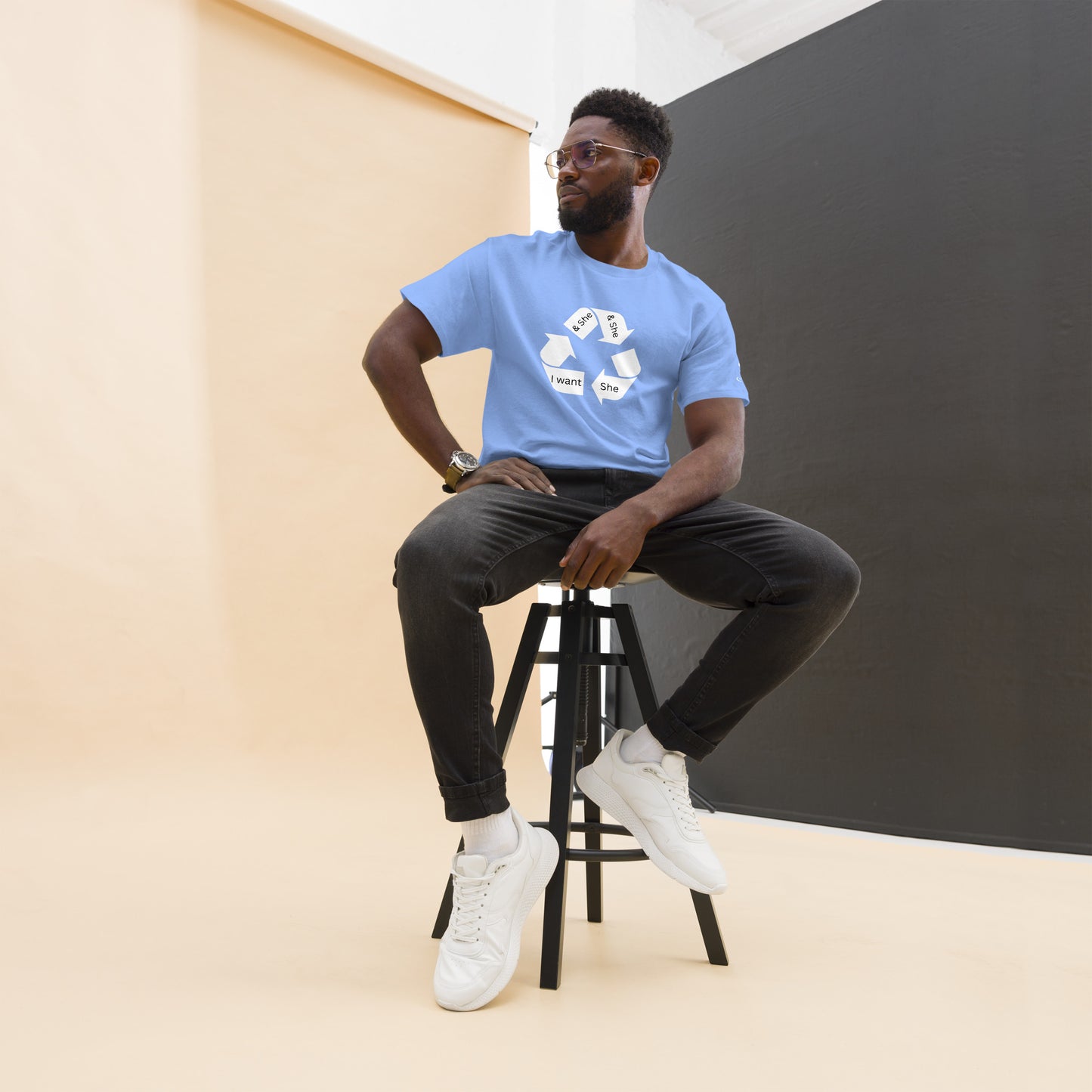 Men's classic tee recycle she 2