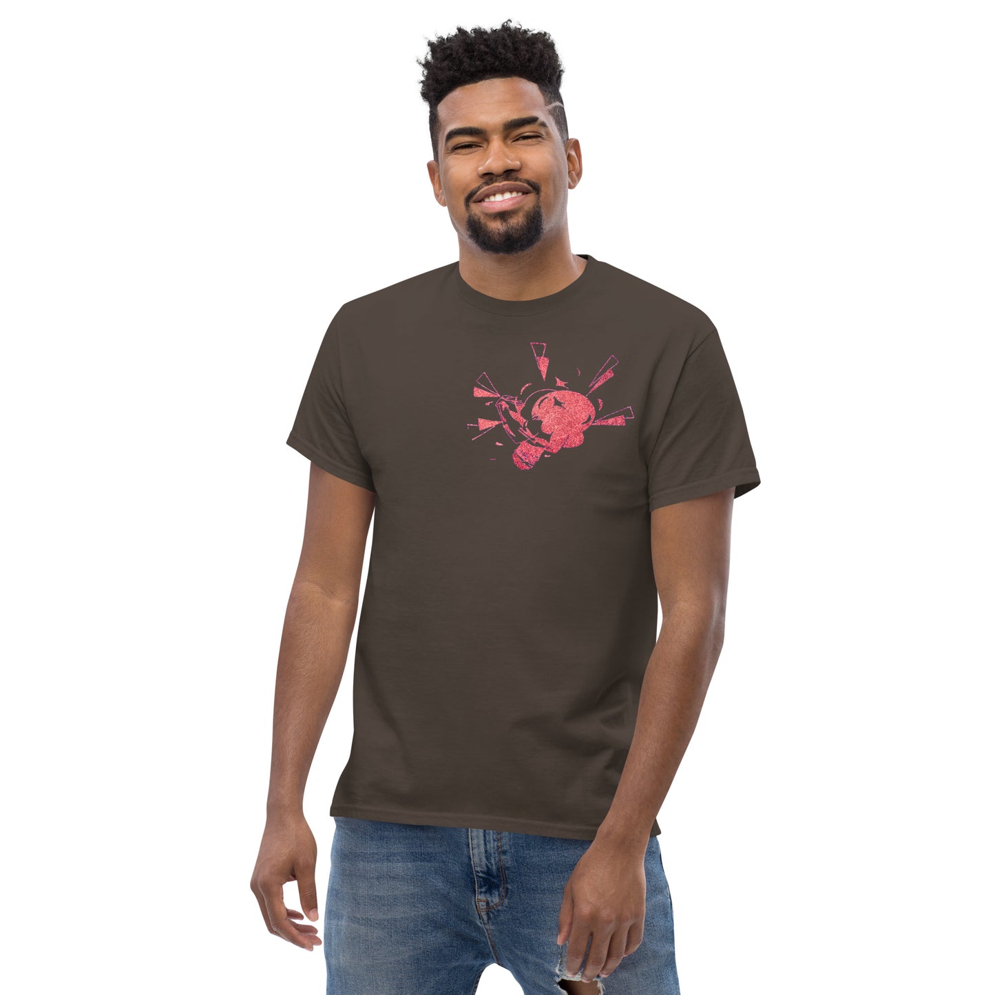 Men's classic tee reddened crazy ideas