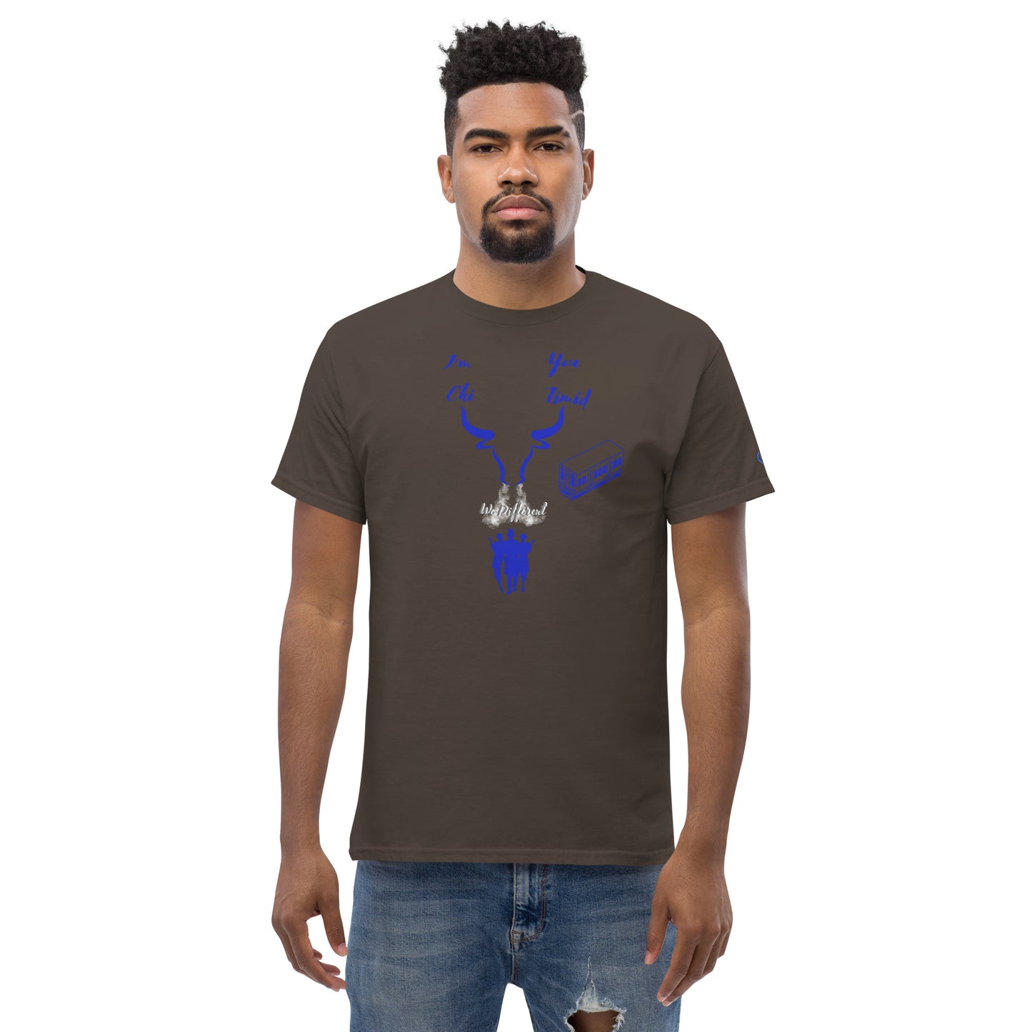 Men's classic tee Chi blue