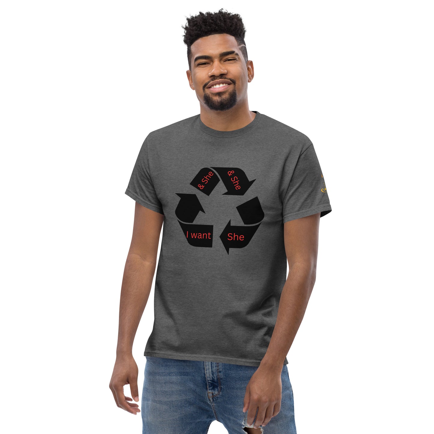 Men's classic tee recycle she