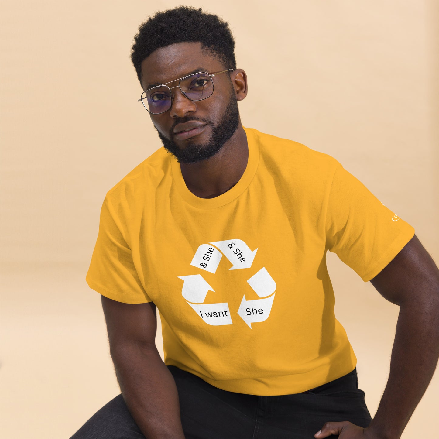 Men's classic tee recycle she 2