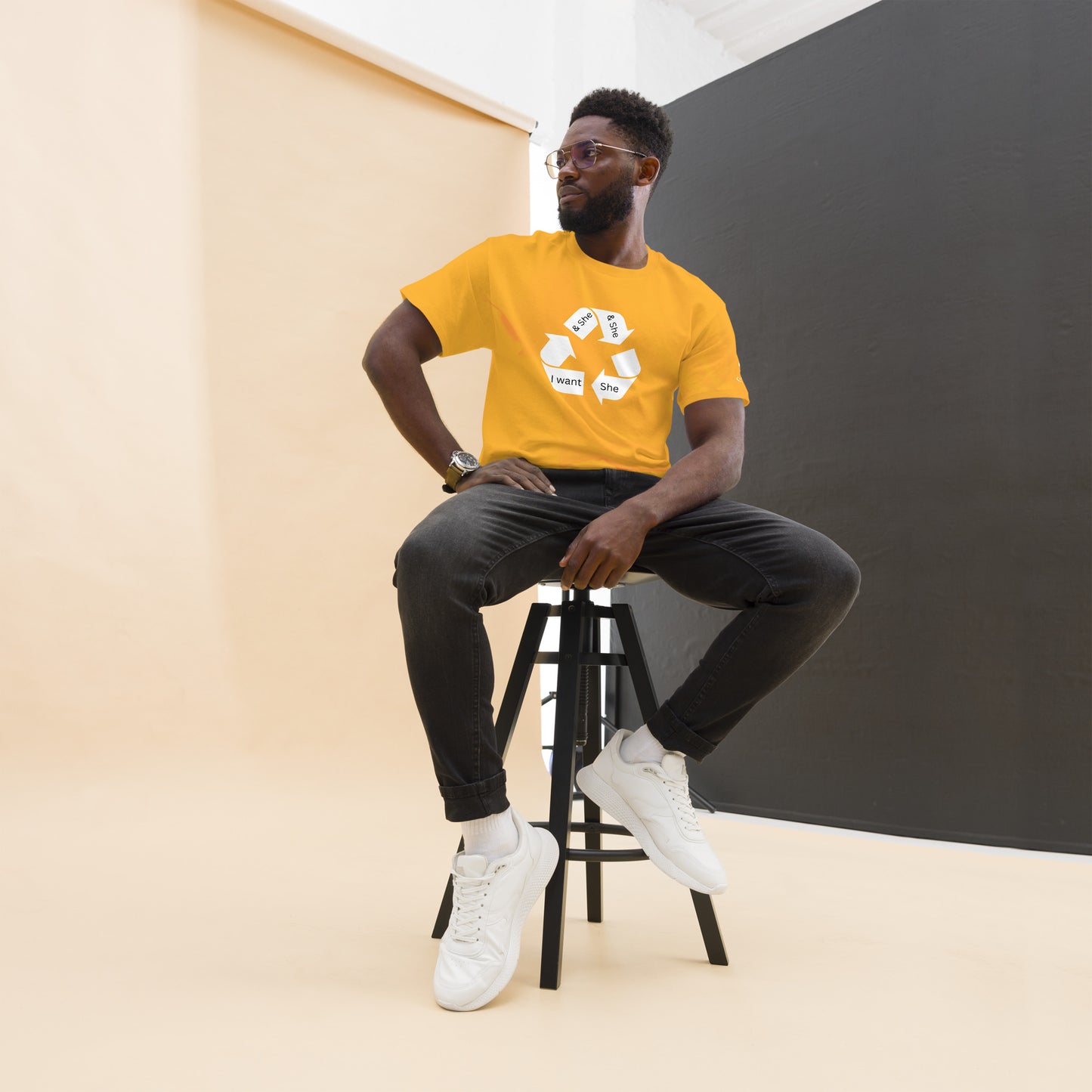 Men's classic tee recycle she 2