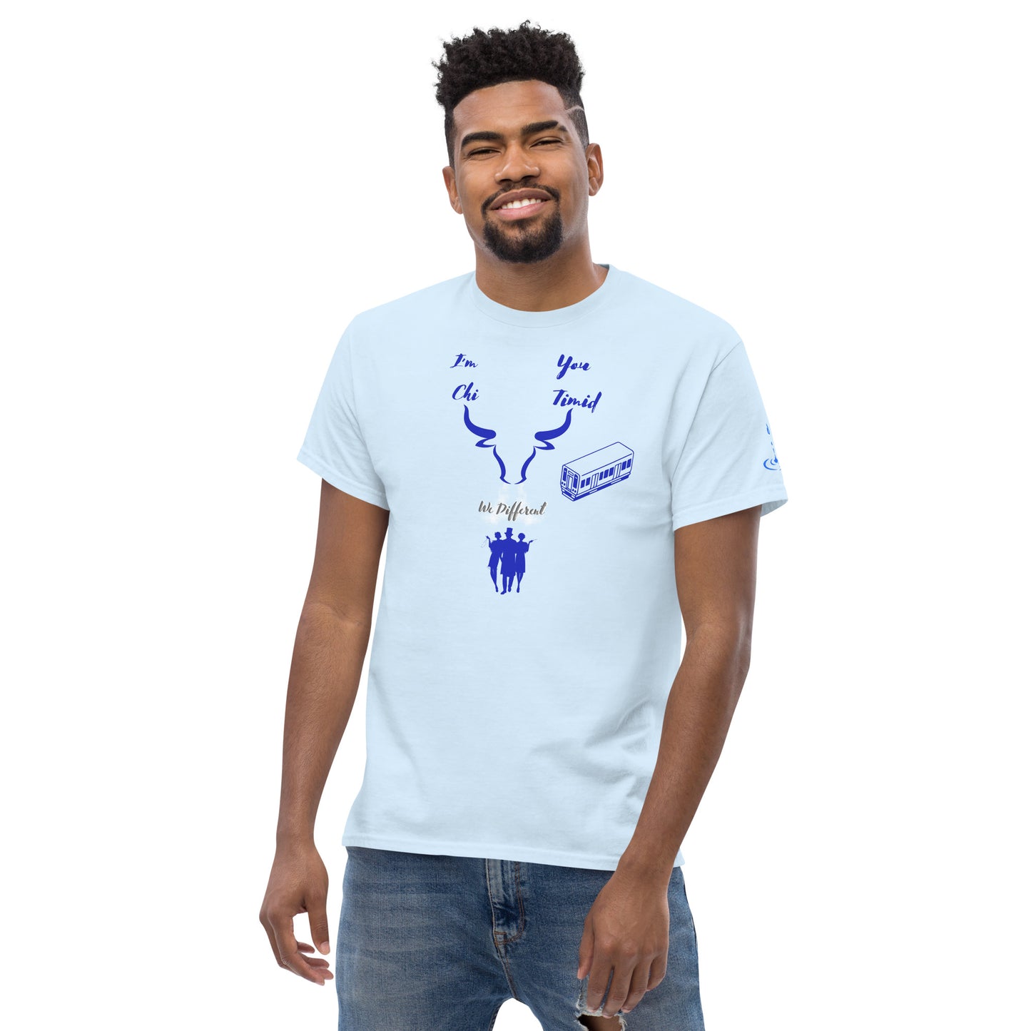 Men's classic tee Chi blue
