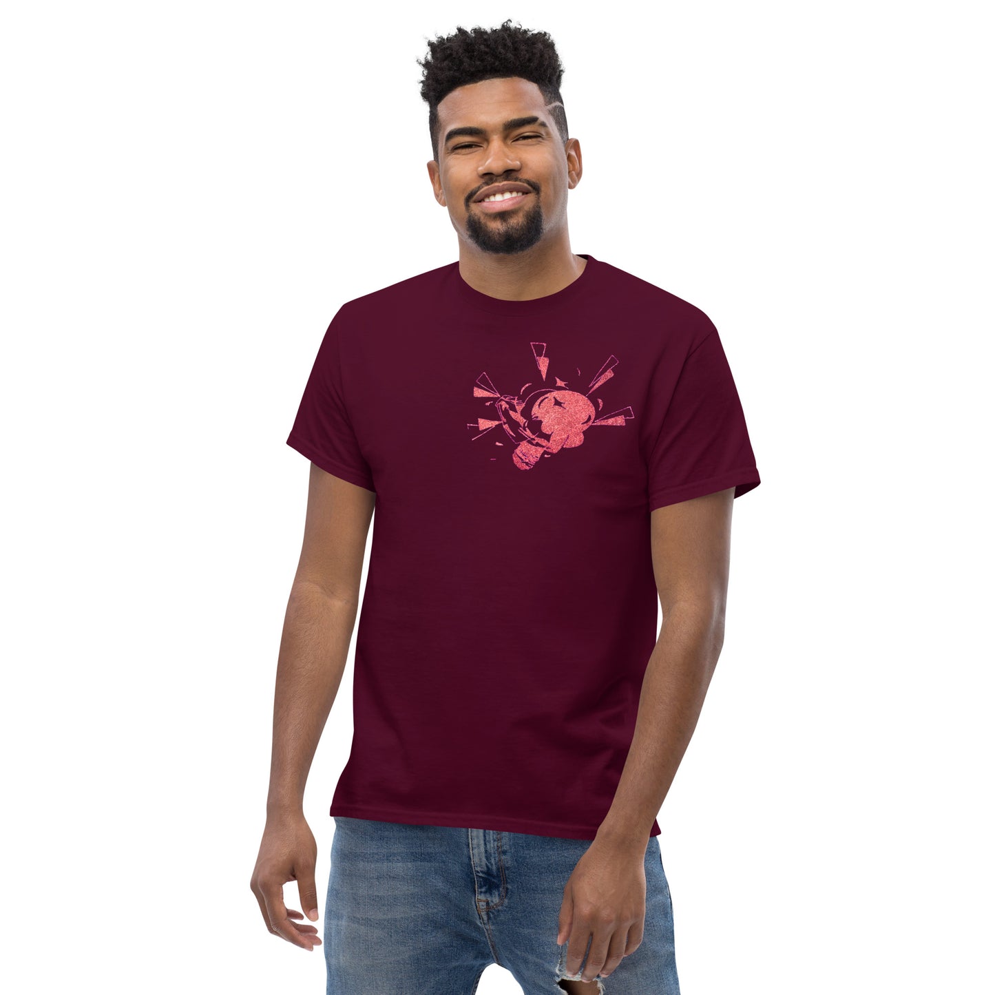 Men's classic tee reddened crazy ideas