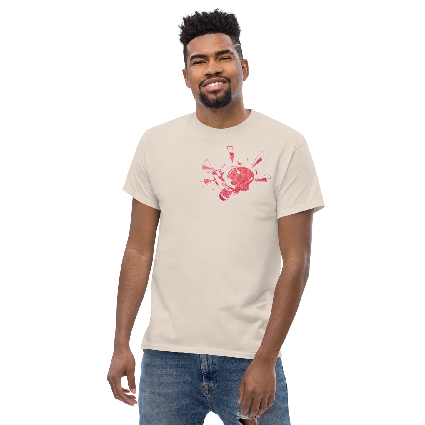 Men's classic tee reddened crazy ideas