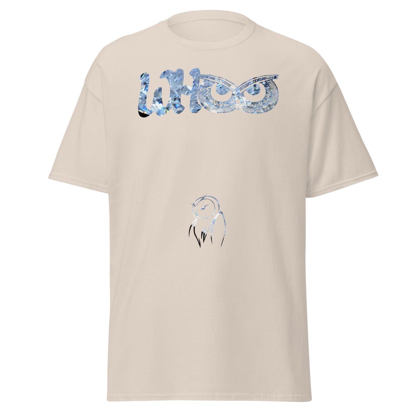 Men's classic tee Whoo Blue Crystal