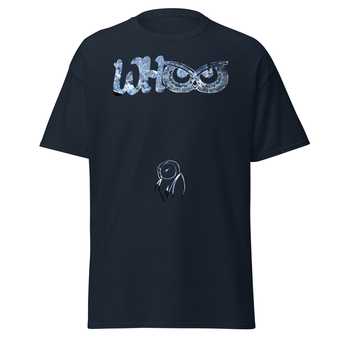 Men's classic tee Whoo Blue Crystal