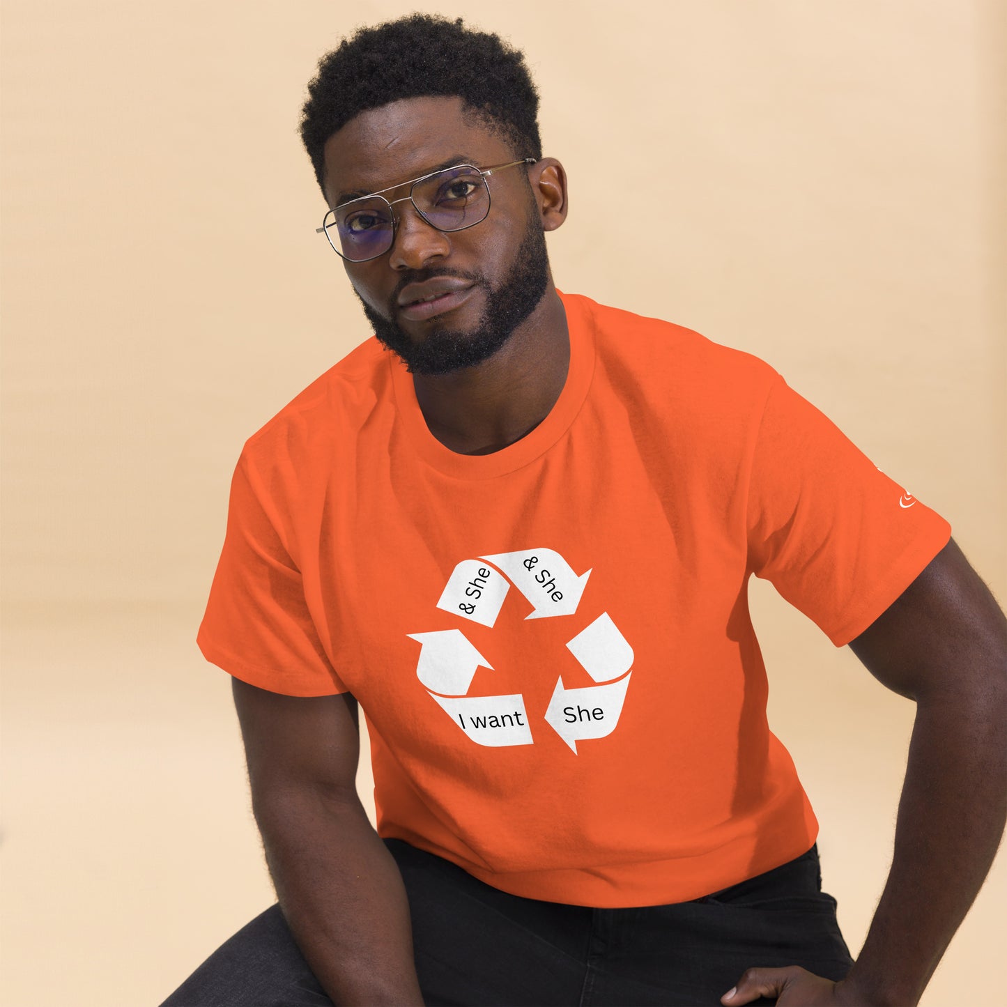 Men's classic tee recycle she 2