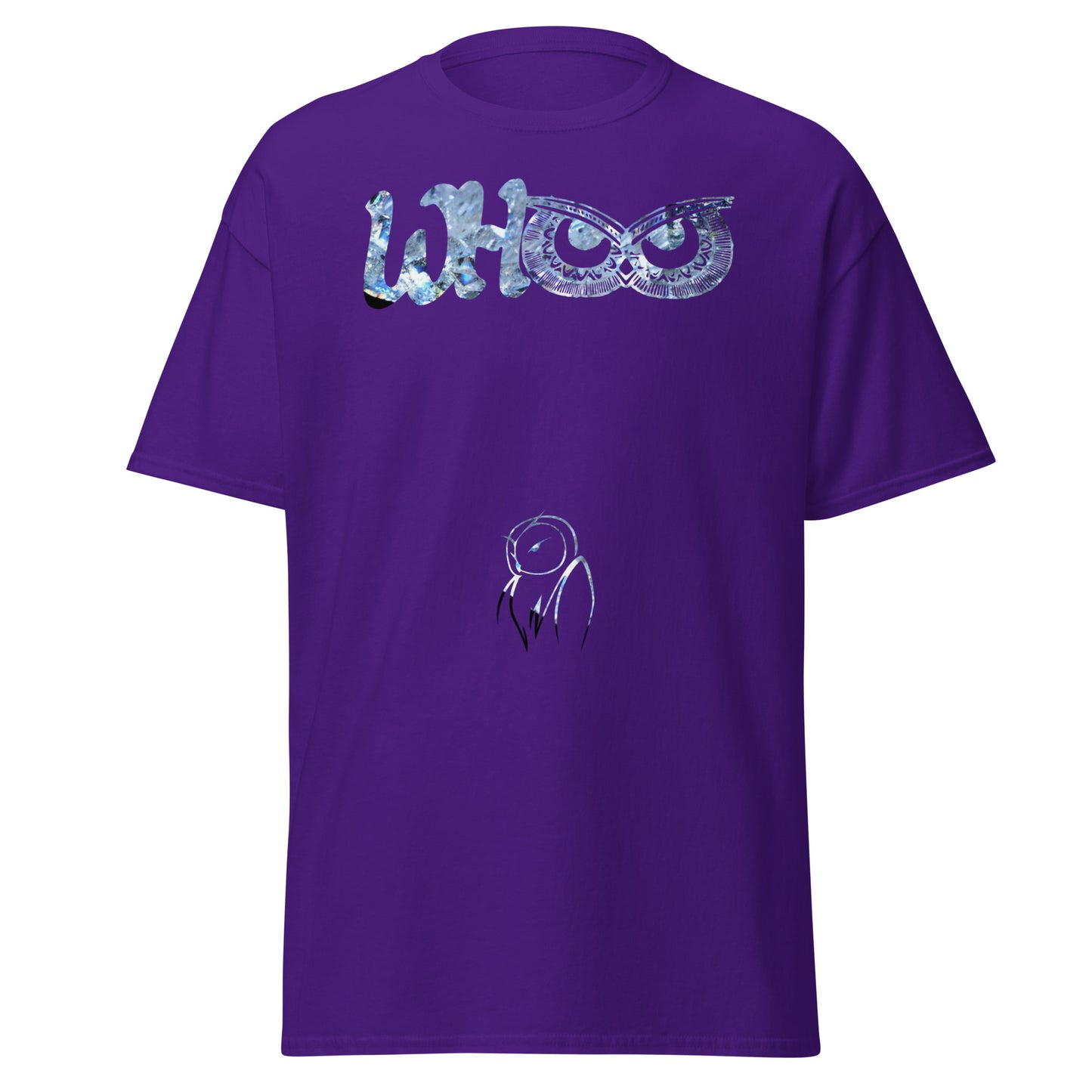 Men's classic tee Whoo Blue Crystal