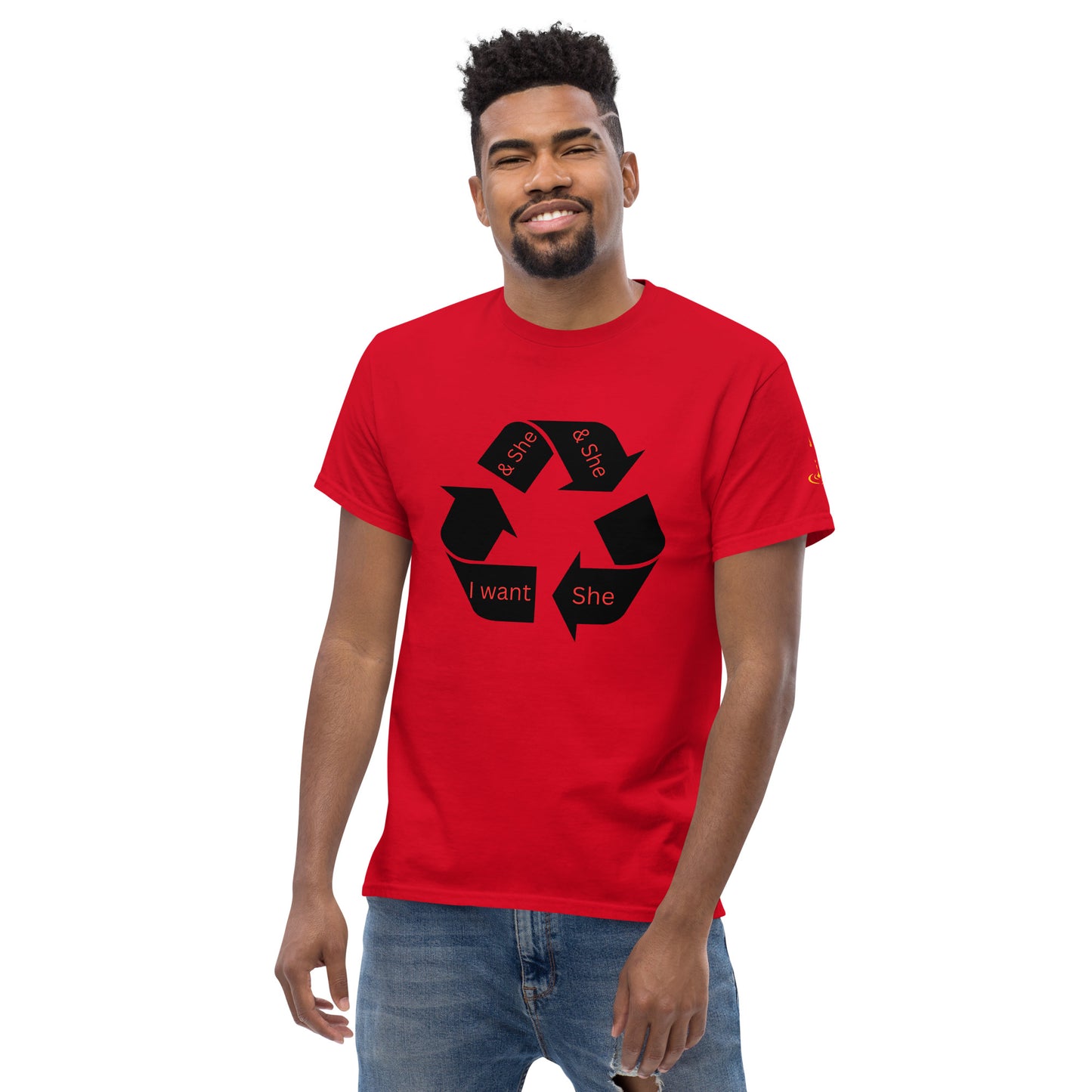 Men's classic tee recycle she