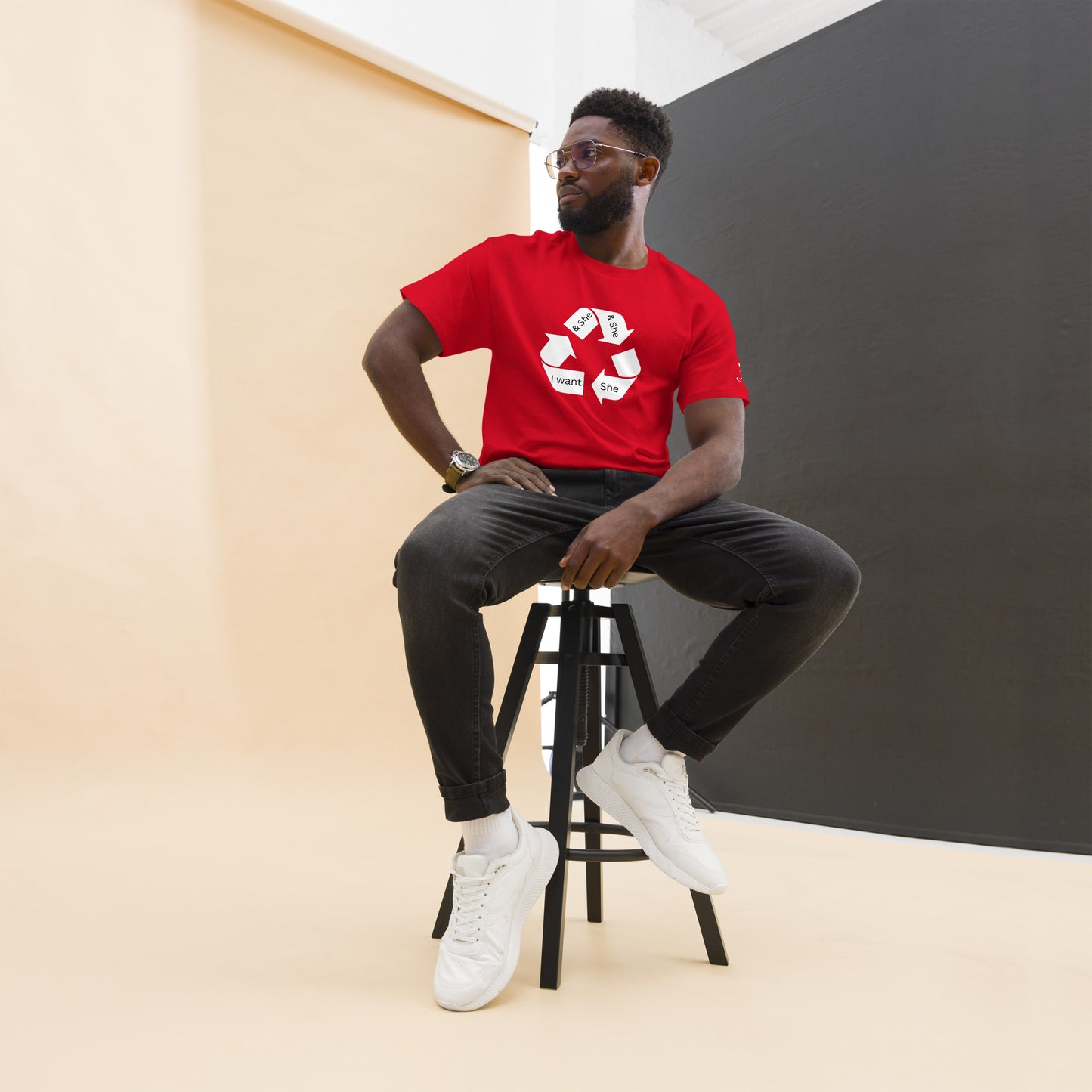 Men's classic tee recycle she 2
