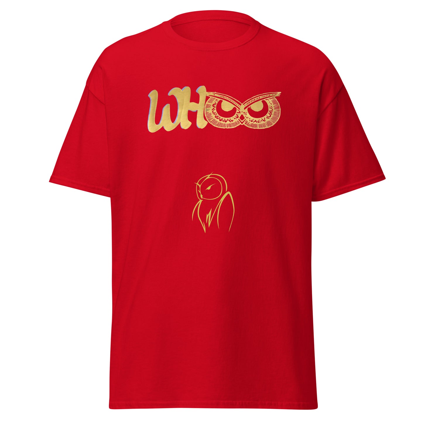 Men's classic tee Gold Whoo
