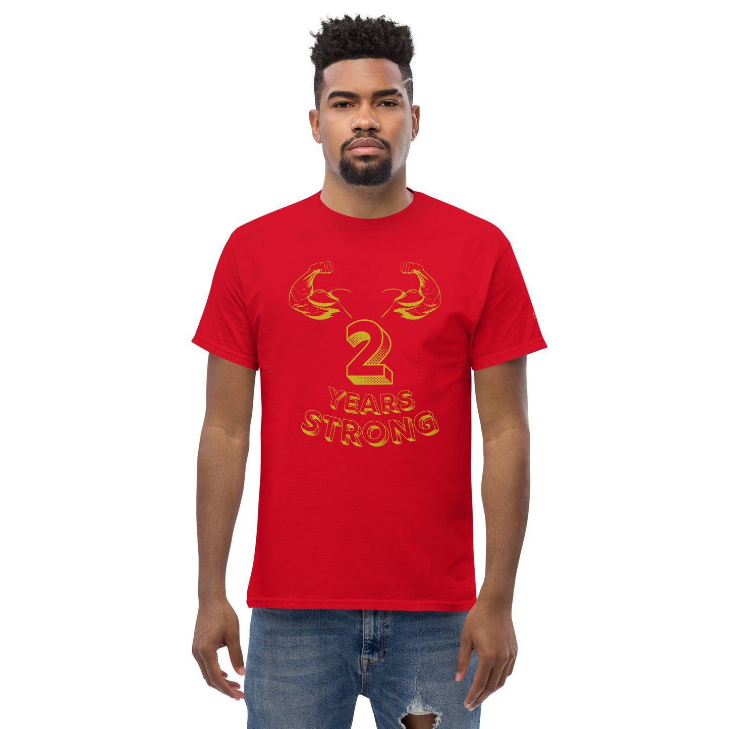Men's classic tee 2 Years Strong
