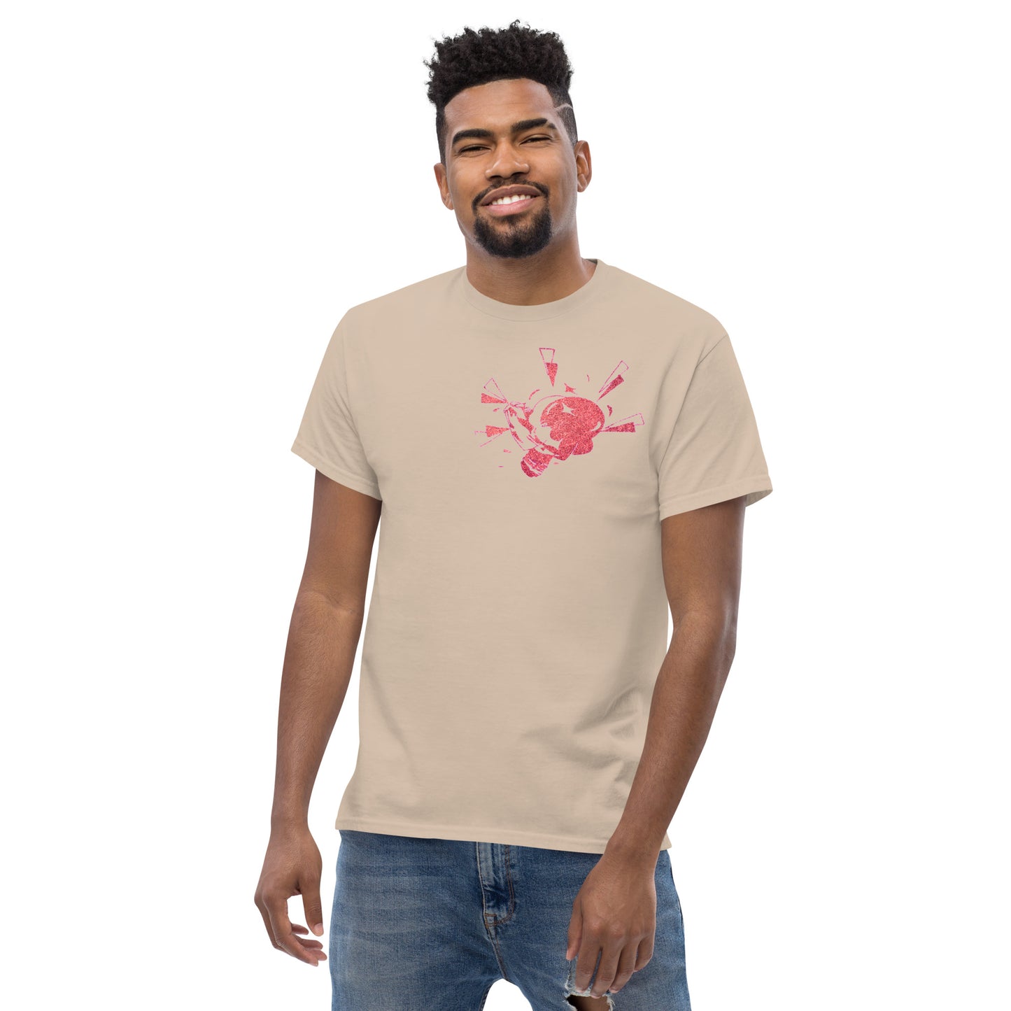 Men's classic tee reddened crazy ideas