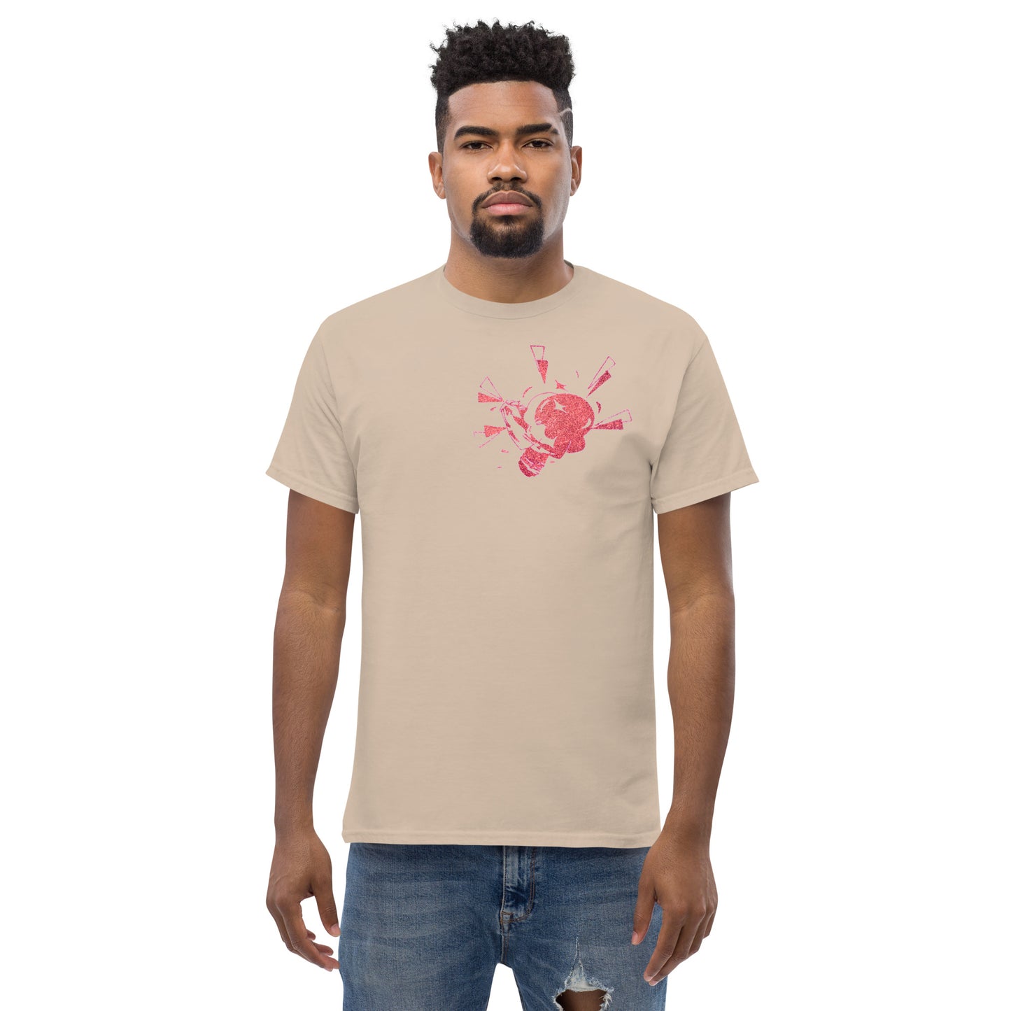 Men's classic tee reddened crazy ideas