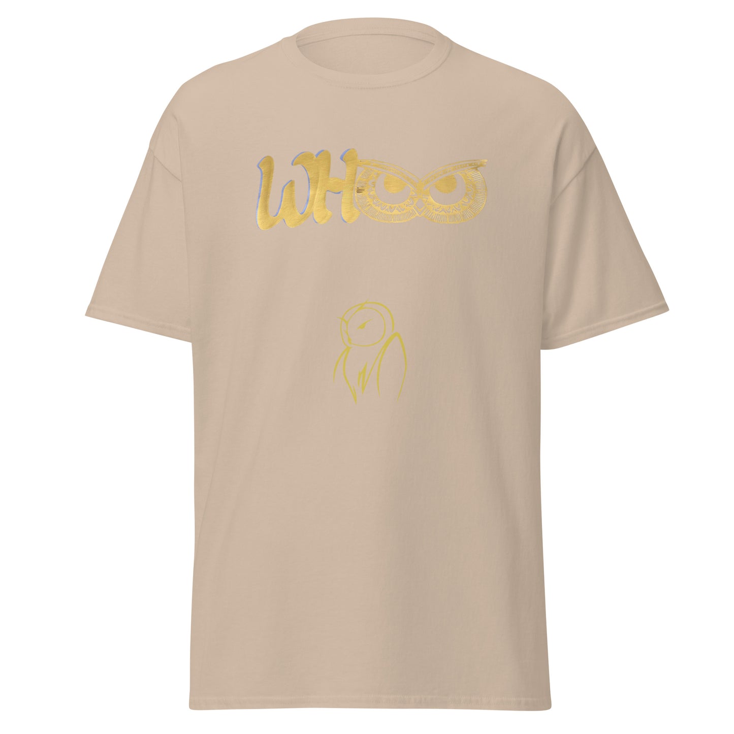 Men's classic tee Gold Whoo