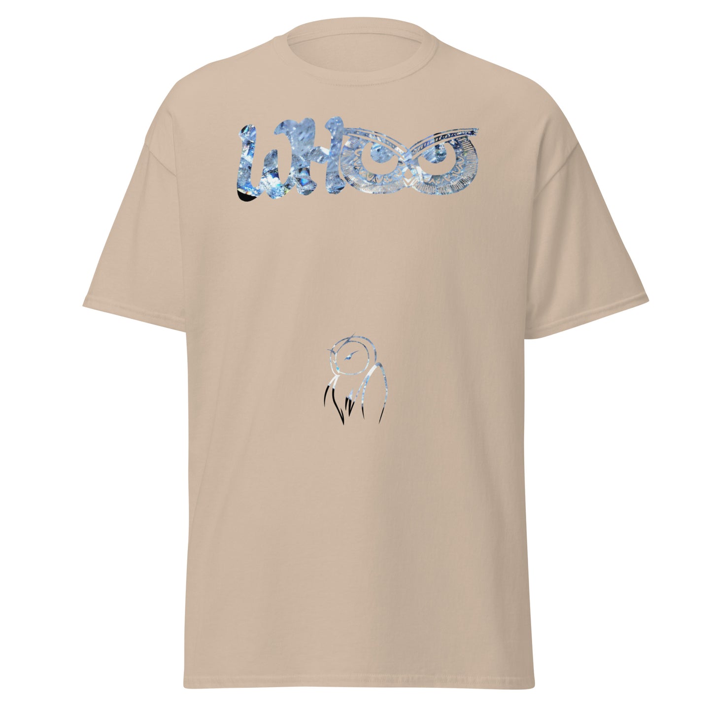 Men's classic tee Whoo Blue Crystal