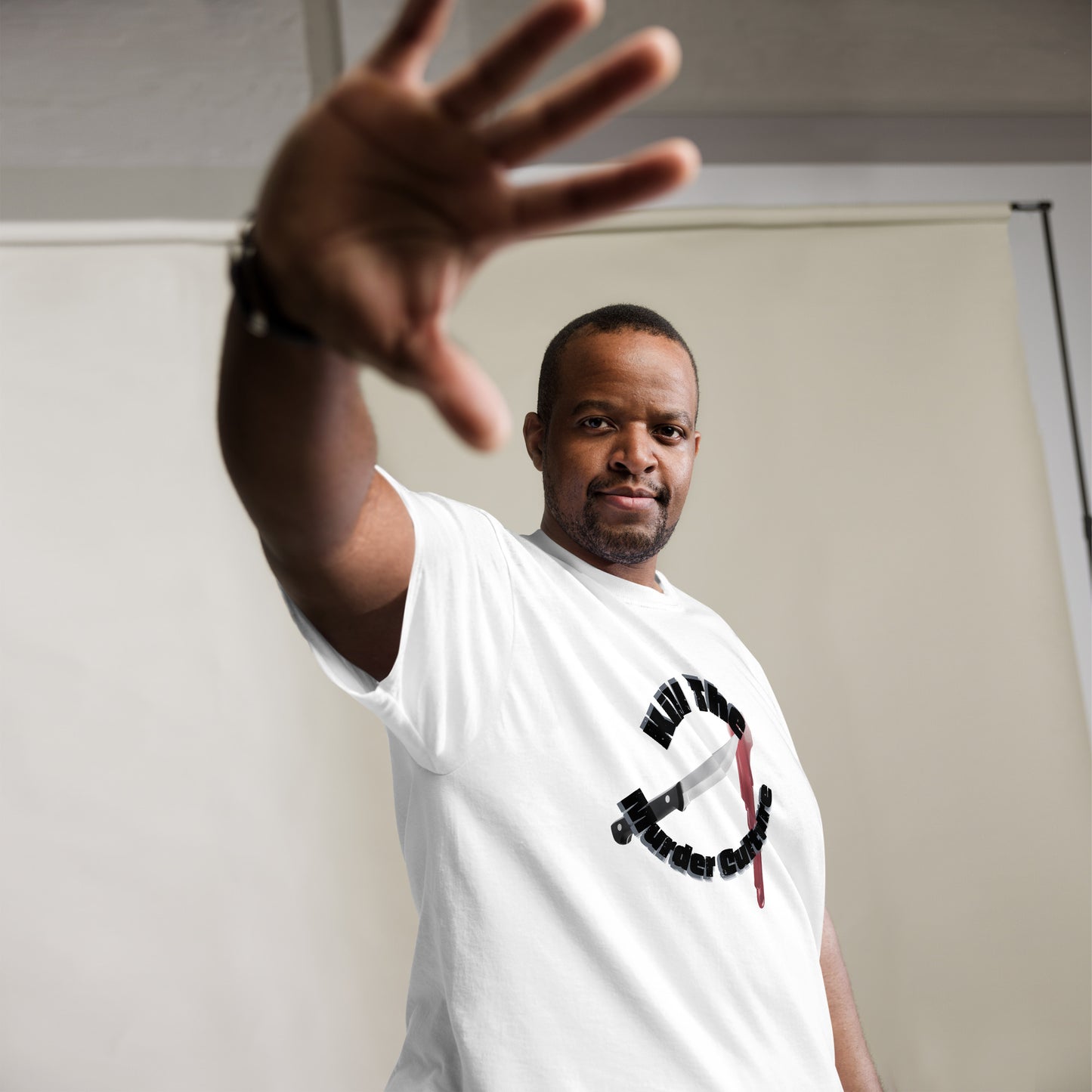 Men's classic tee KMC blk grey