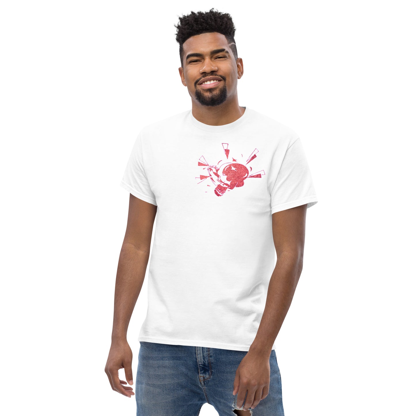 Men's classic tee reddened crazy ideas