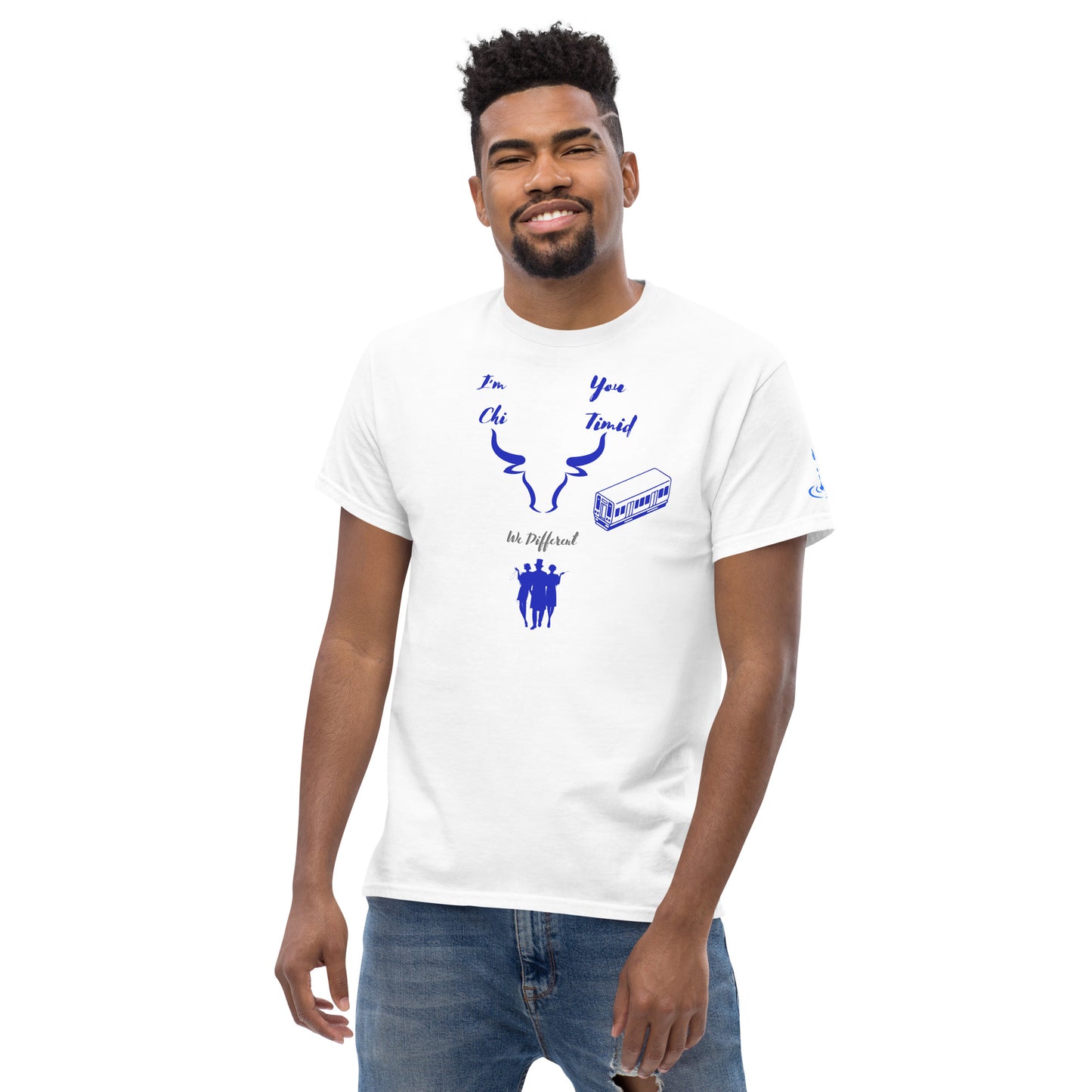 Men's classic tee Chi blue