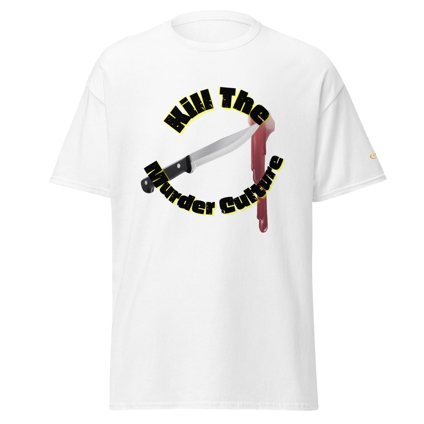 Men's classic tee KMC blk yellow