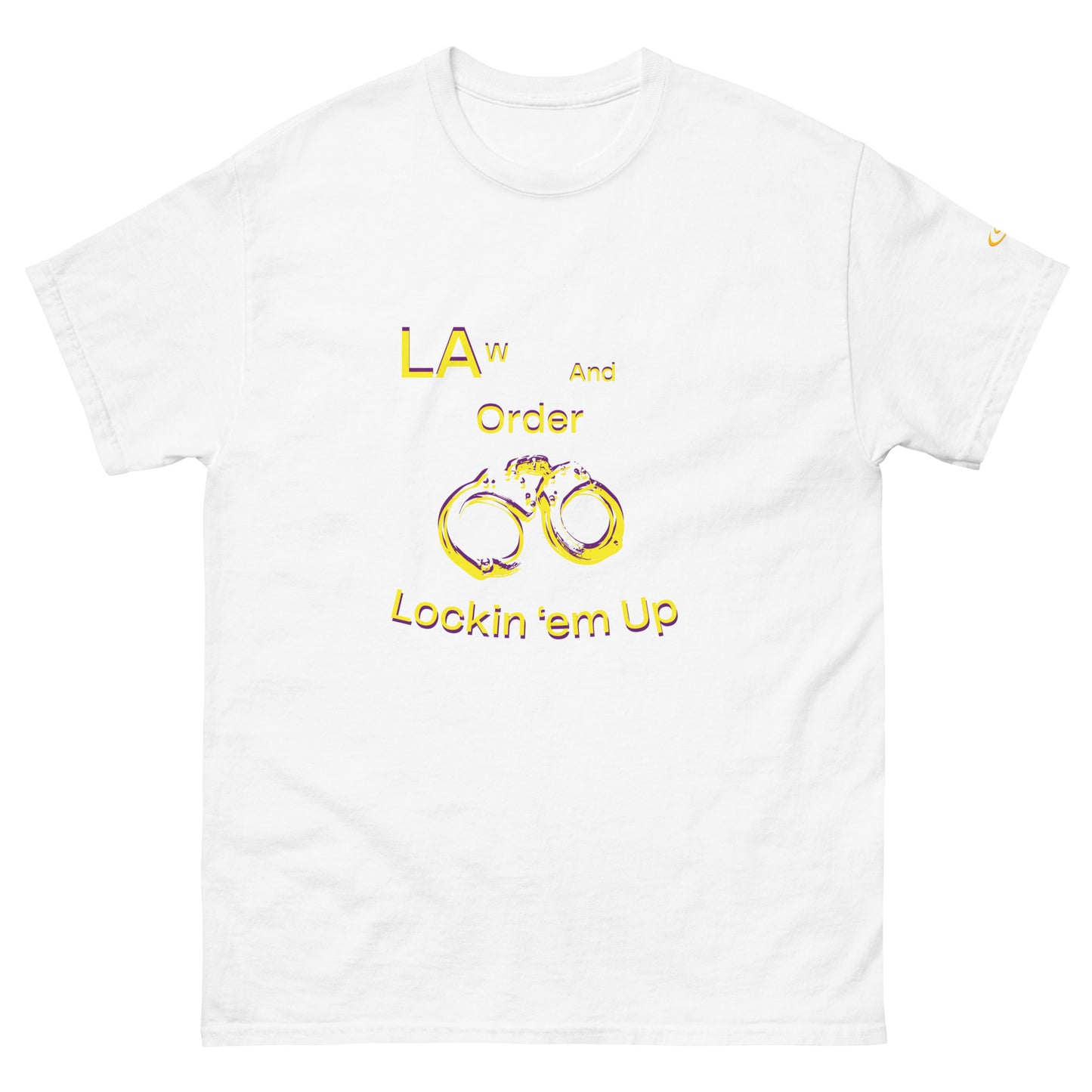 Men's classic tee Lock em up wealth