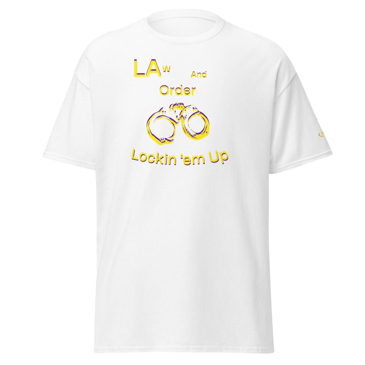 Men's classic tee lock em up wealth shadow