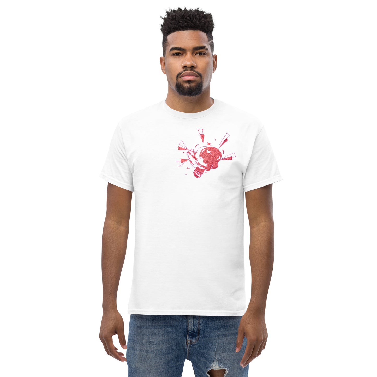 Men's classic tee reddened crazy ideas