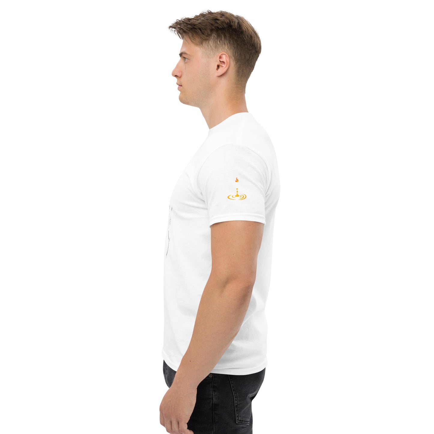 Men's classic tee ask why red