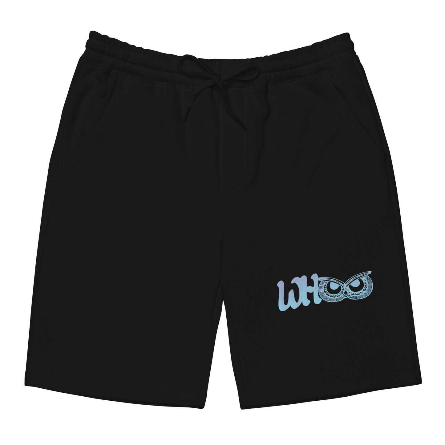 Men's fleece shorts Purp blue Whoo