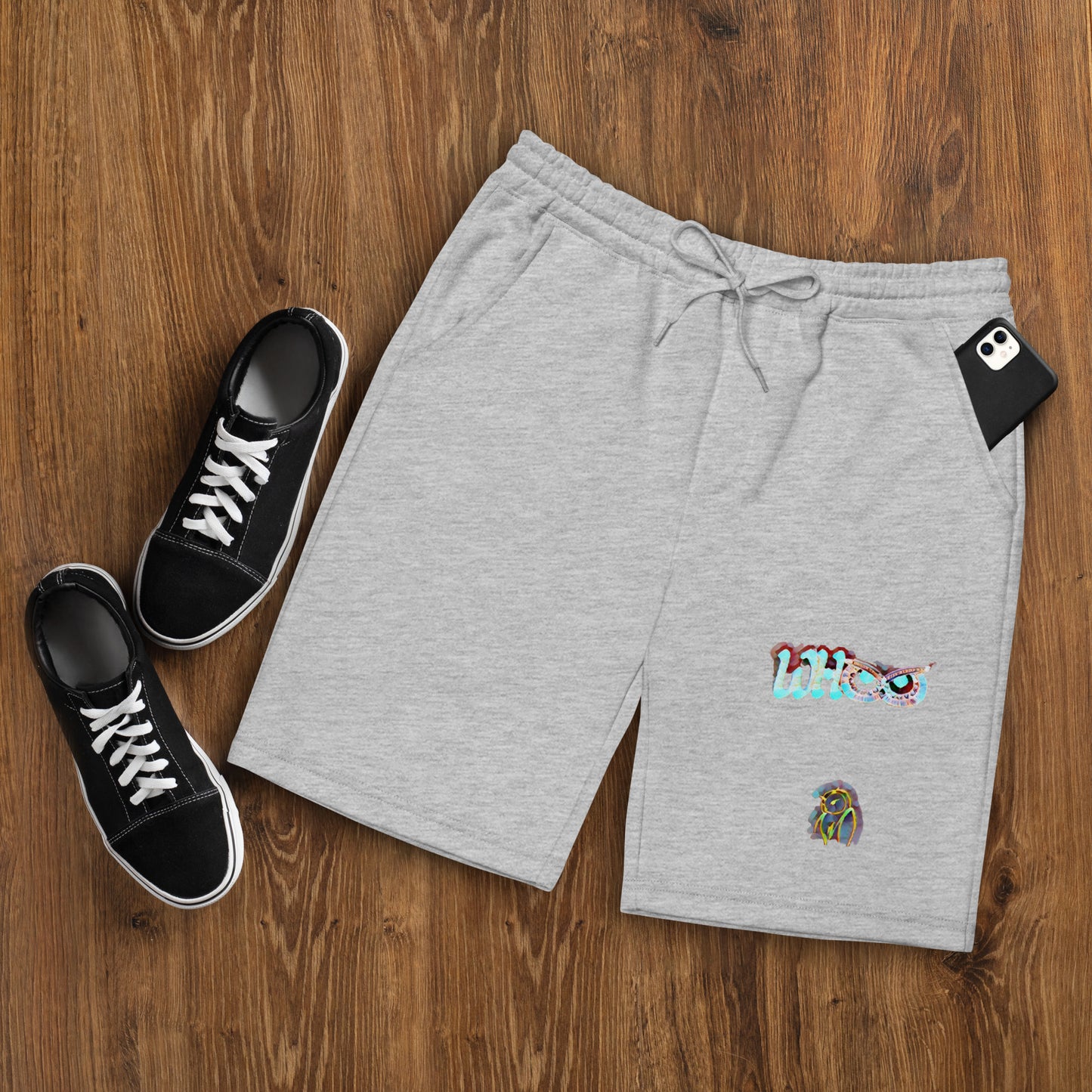 Men's fleece shorts Island 2 Whoo