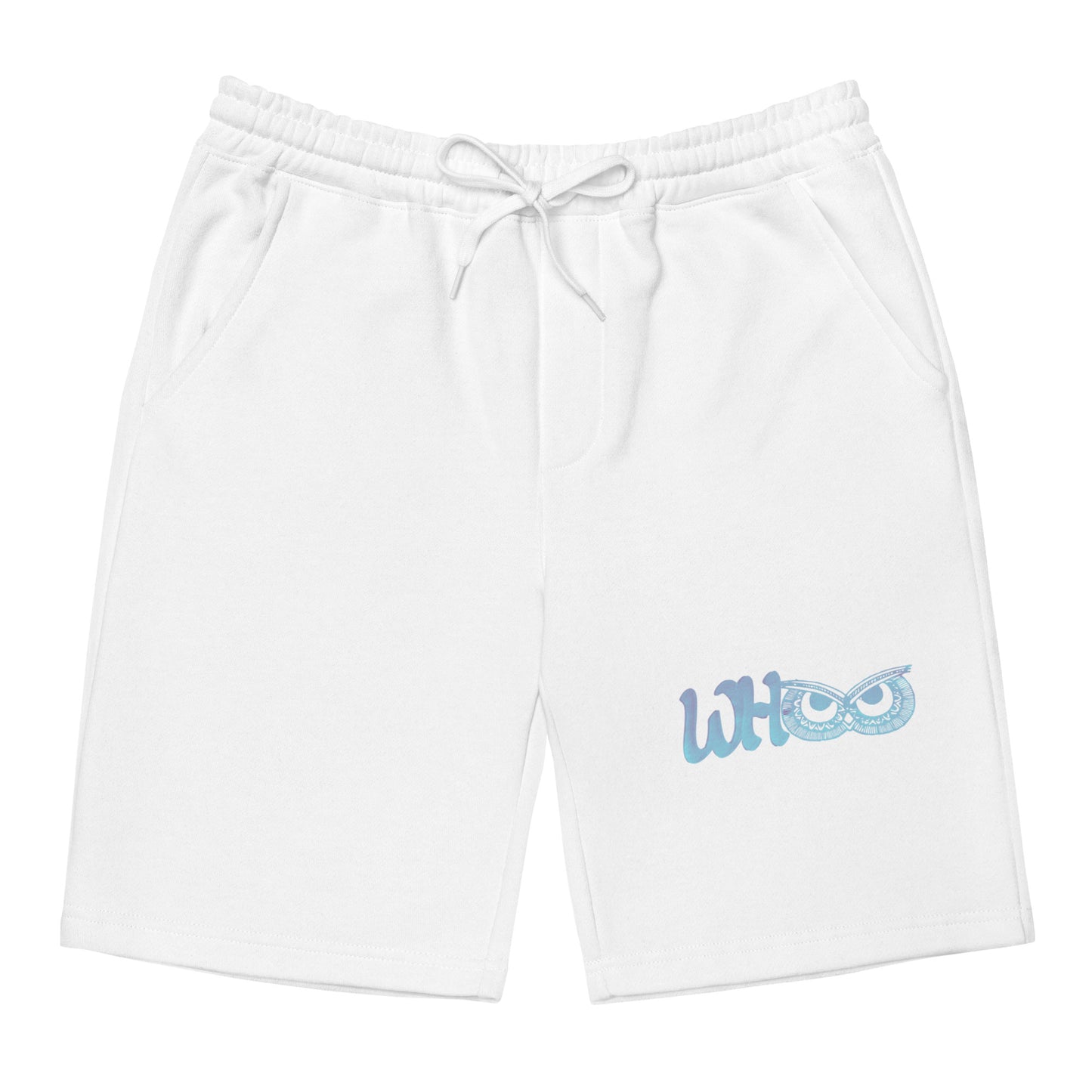 Men's fleece shorts Purp blue Whoo