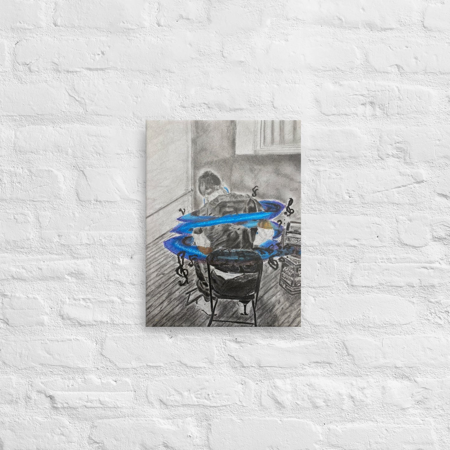 Wall Art: Thin canvas “Sounds Serene”