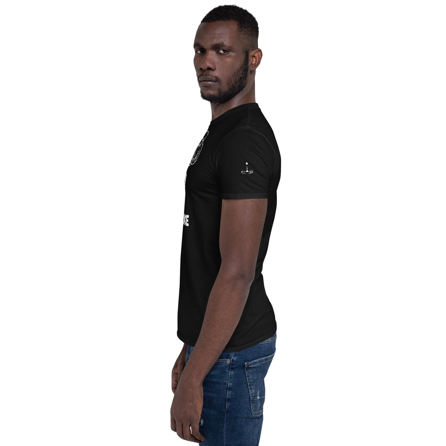 Short-Sleeve Unisex T-Shirt Woke and Toke 1 (with flame!)