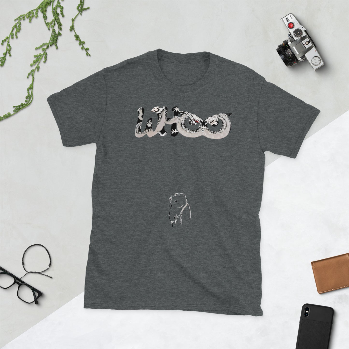 Short-Sleeve Unisex T-Shirt White Dragon Whoo ii