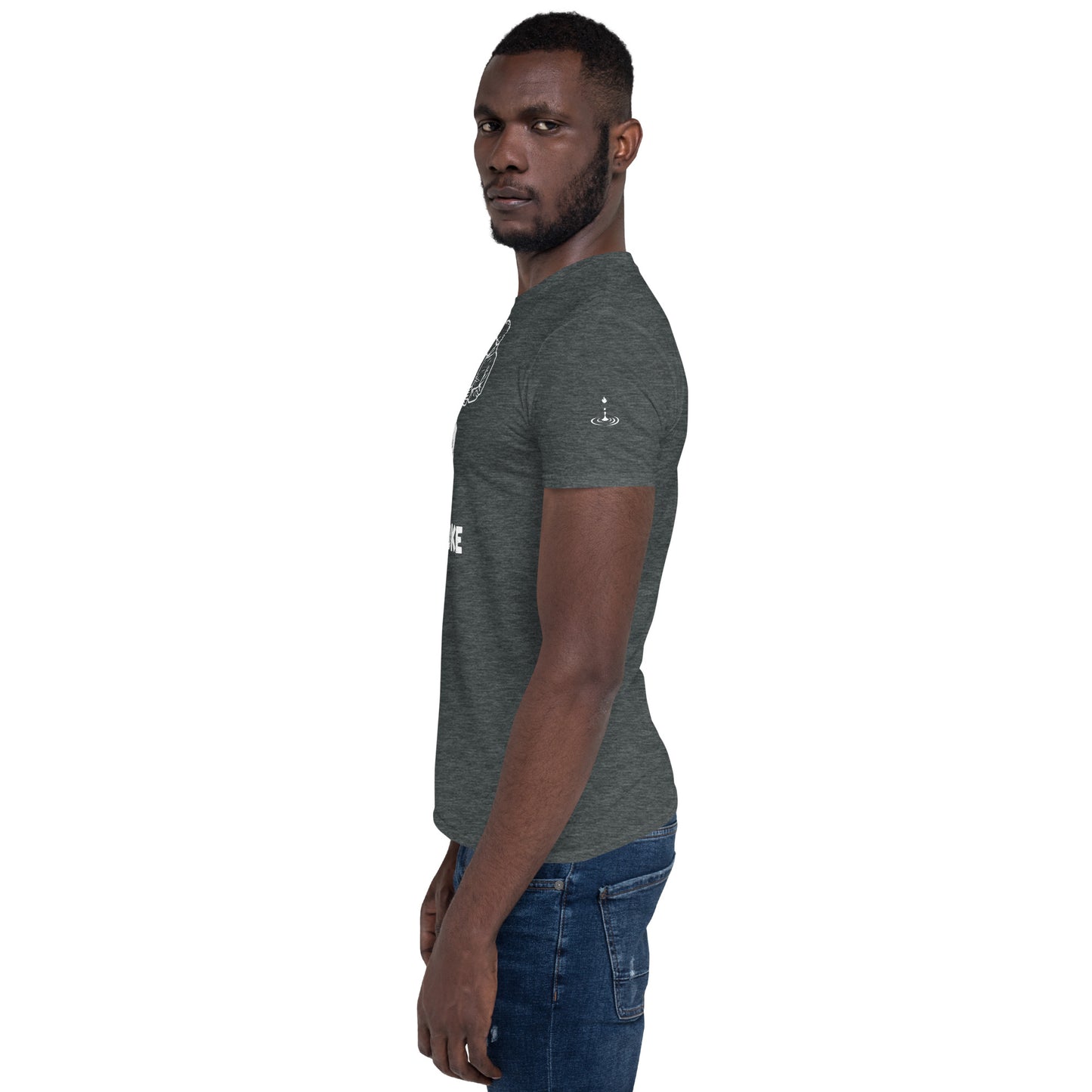 Short-Sleeve Unisex T-Shirt Woke and Toke 1 (with flame!)