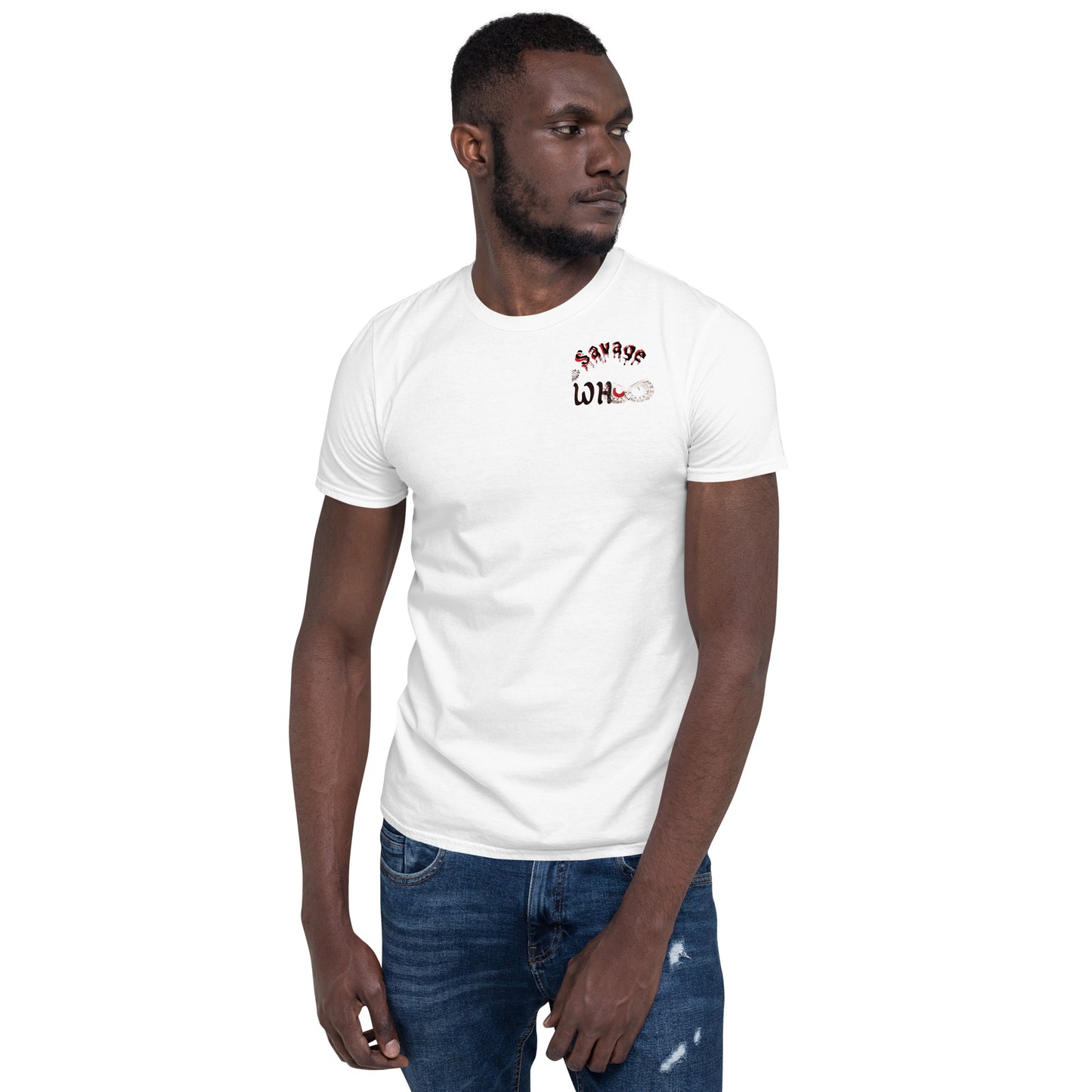 Savage Whoo corner pocke Short-Sleeve Unisex T-Shirt