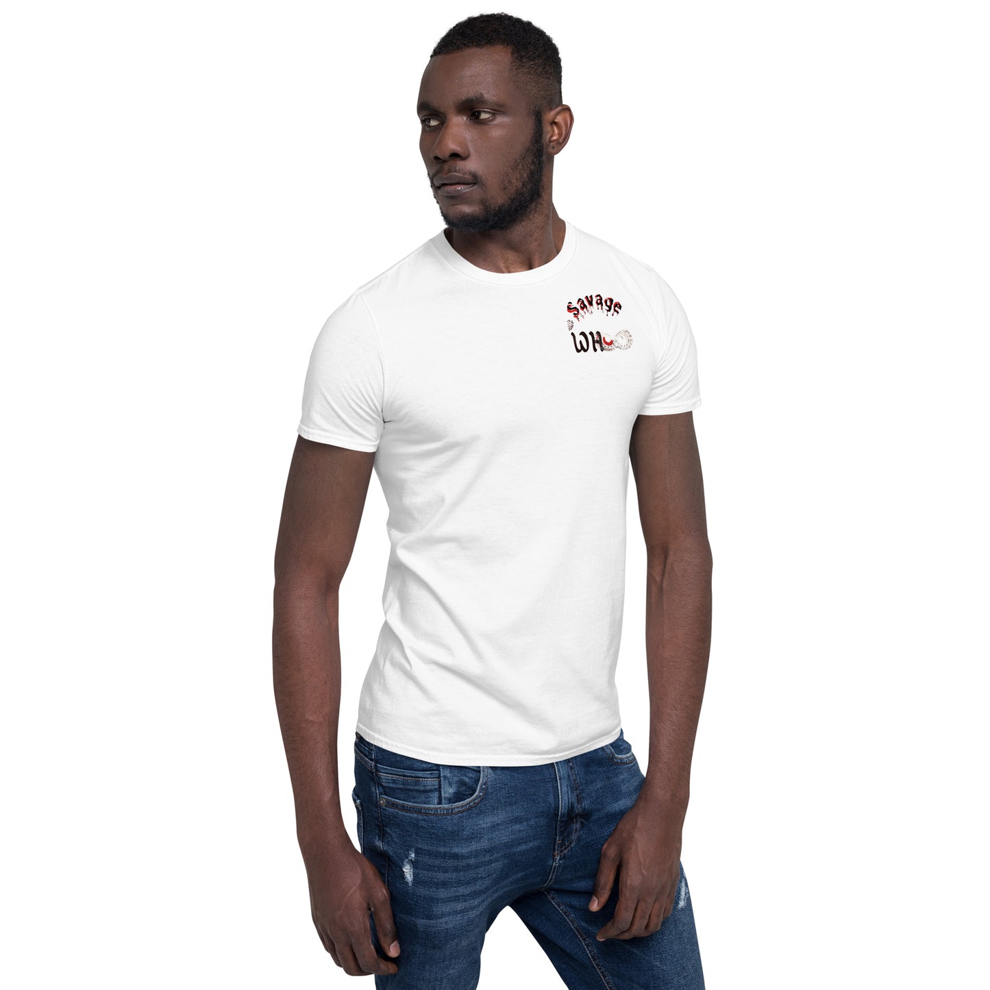 Savage Whoo corner pocke Short-Sleeve Unisex T-Shirt