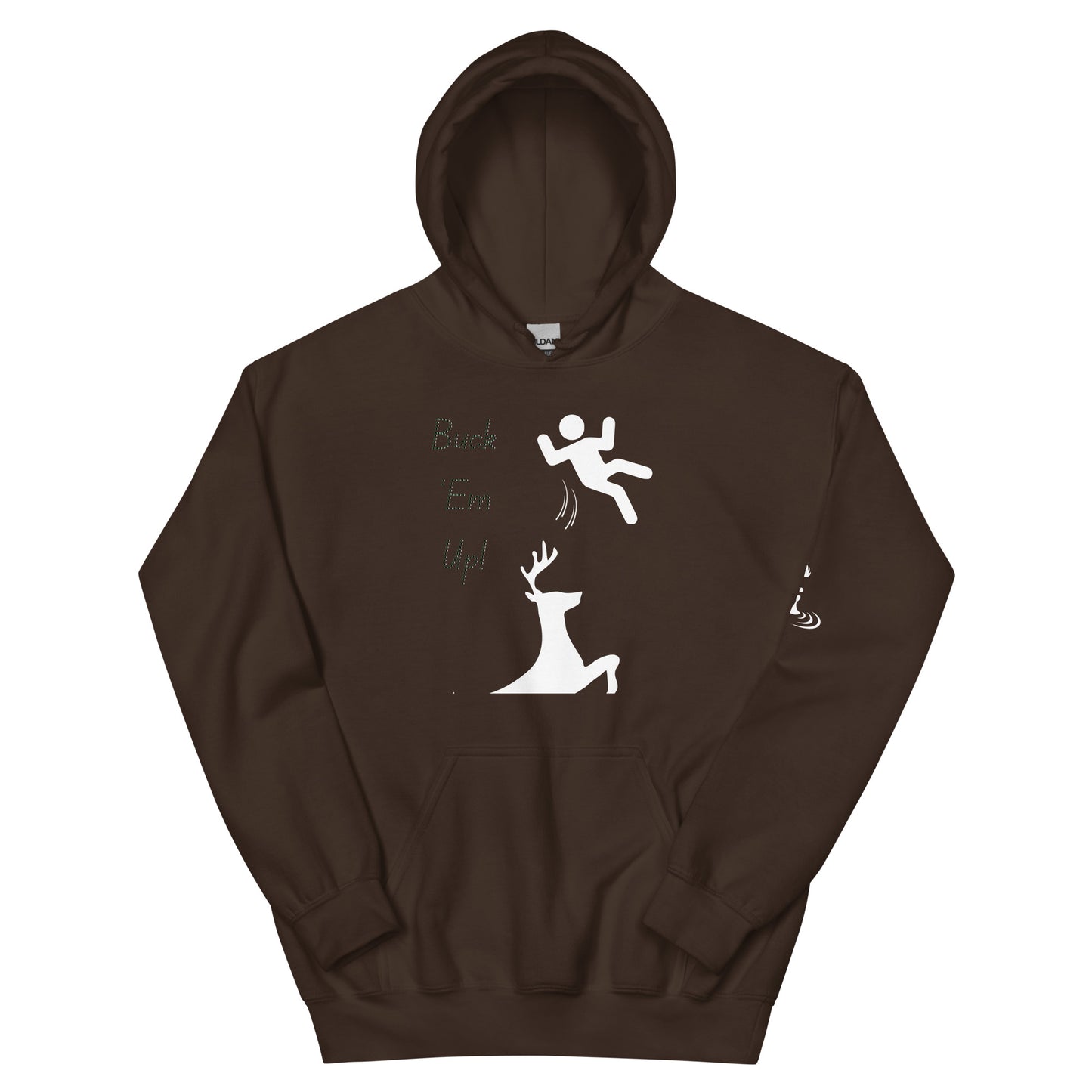 Unisex Hoodie Buck em up (w/ Flame)